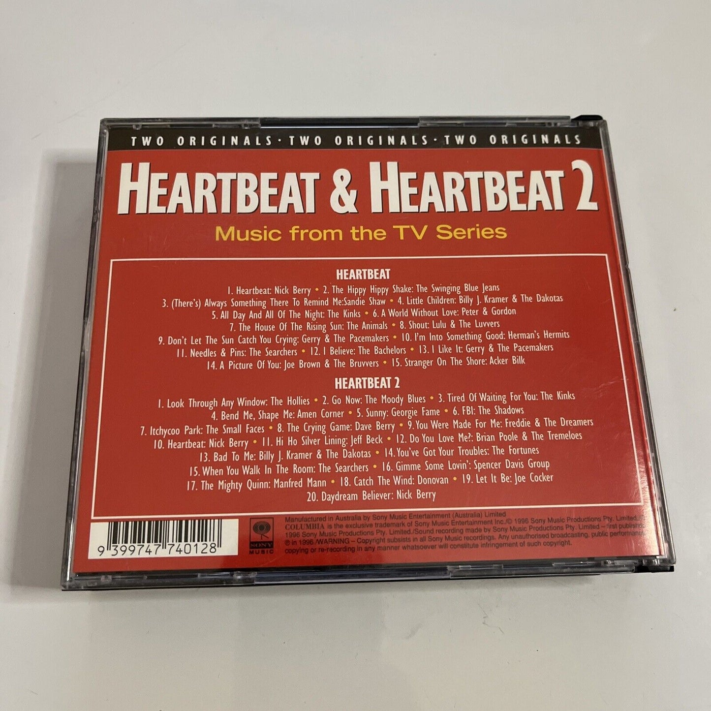 Heartbeat 1 & 2 Music From The ABC TV Series (CD, 1994, 2-Disc Set) Album