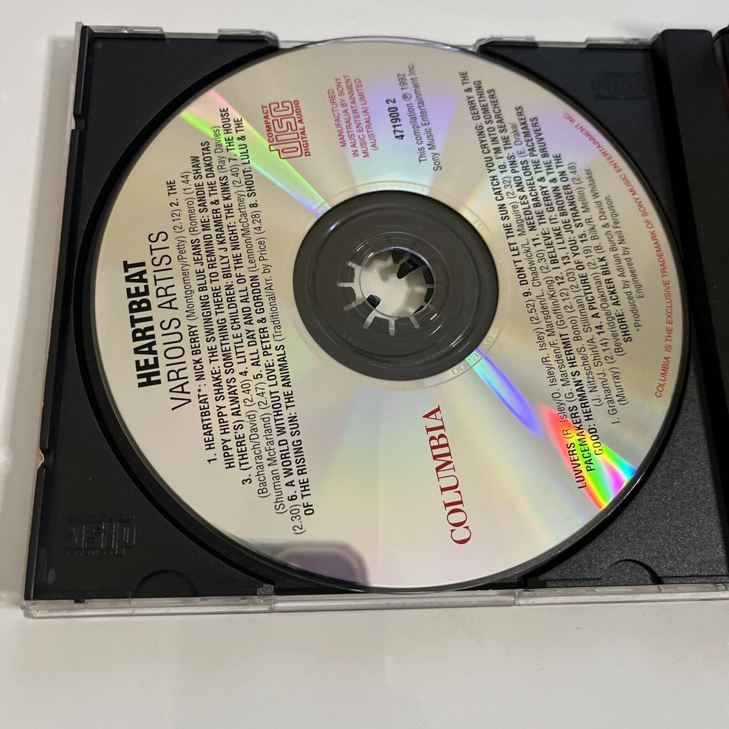 Heartbeat 1 & 2 Music From The ABC TV Series (CD, 1994, 2-Disc Set) Album