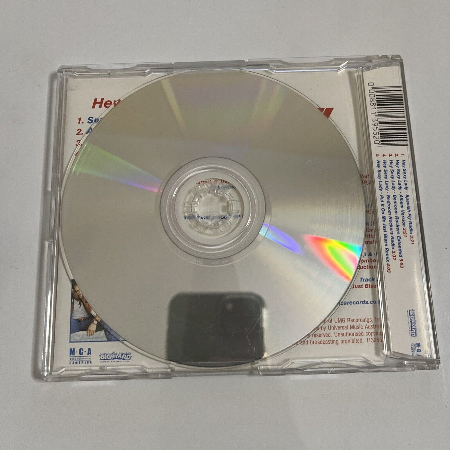 Hey Sexy Lady by Shaggy (CD, 2002) Single