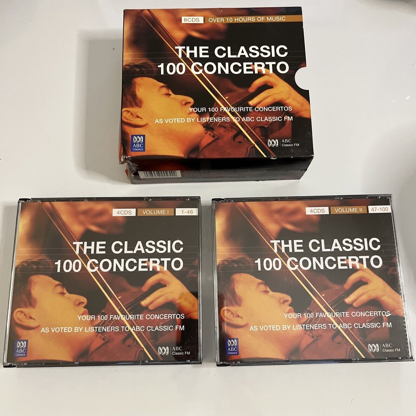 Classic 100 Concerto Box Set by Various Artists (CD. 2007, 8-Disc Set)