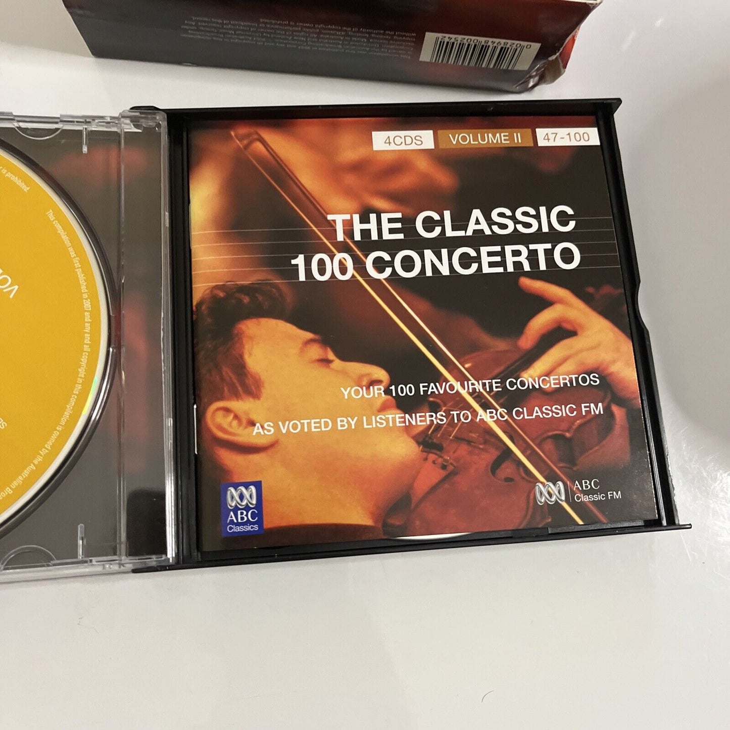 Classic 100 Concerto Box Set by Various Artists (CD. 2007, 8-Disc Set)