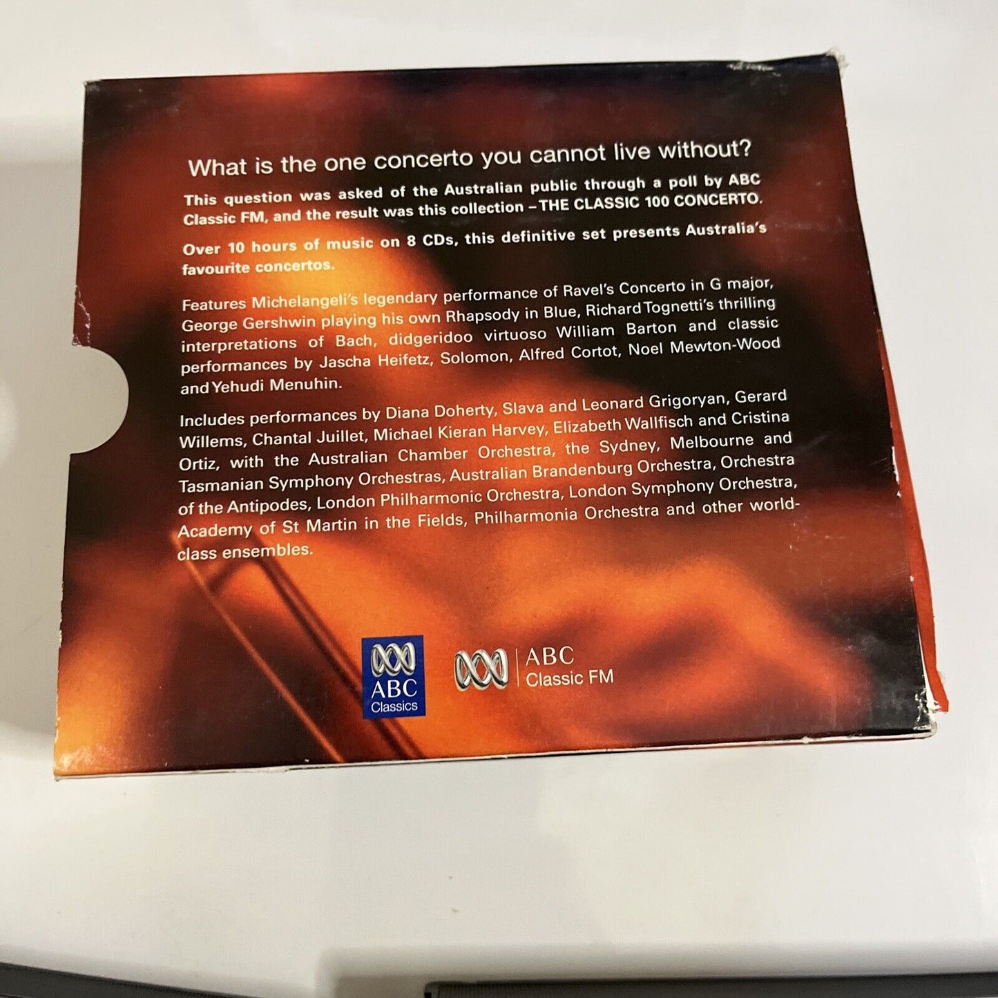 Classic 100 Concerto Box Set by Various Artists (CD. 2007, 8-Disc Set)