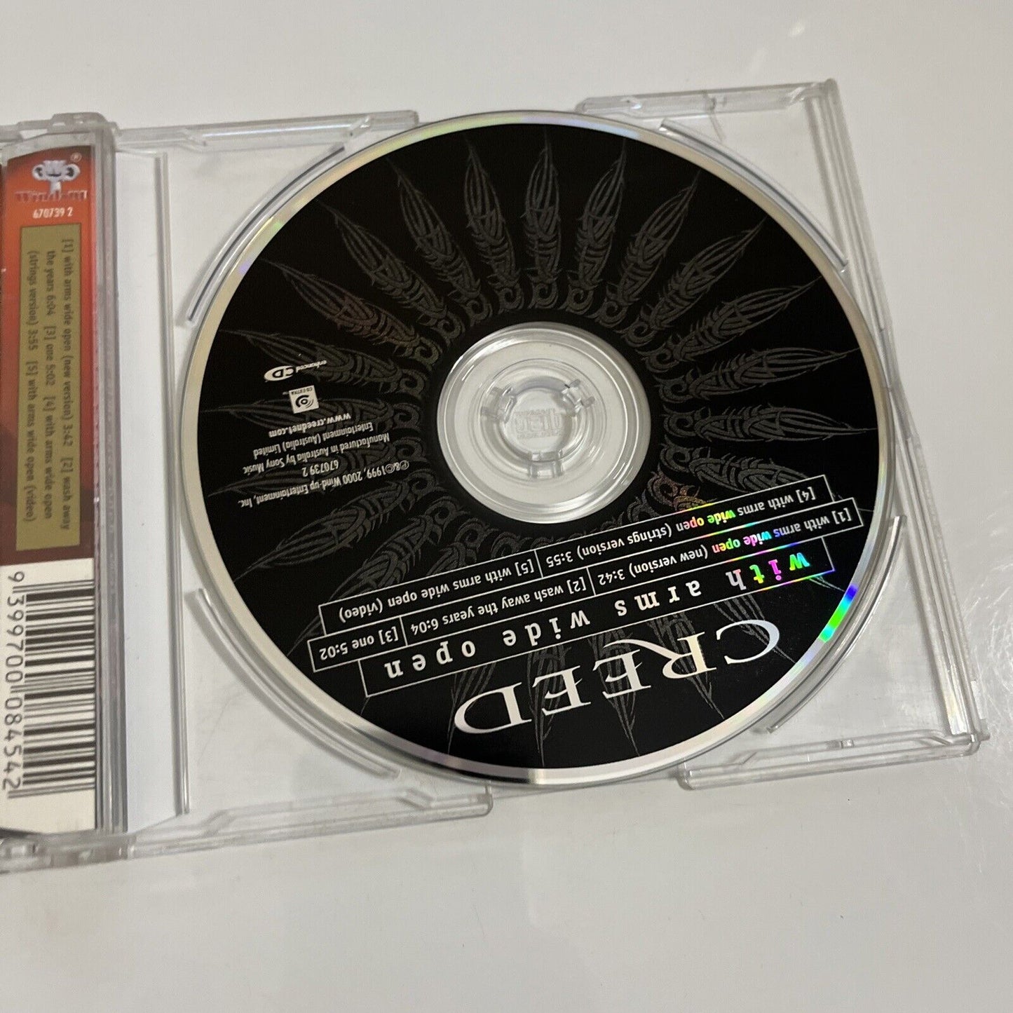 With Arms Wide Open by Creed (CD, 2000, Enhanced CD) Single
