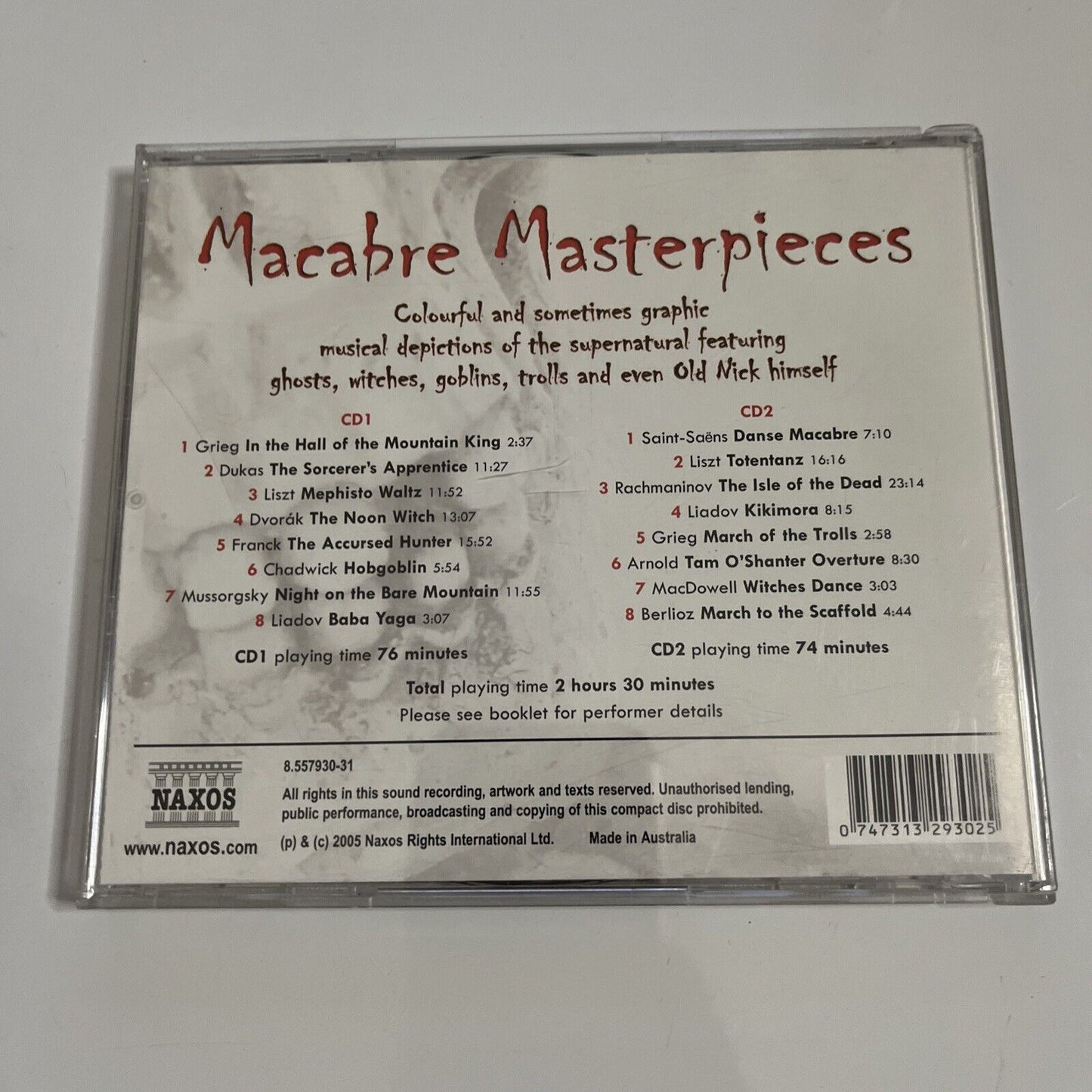 Macabre Masterpieces (CD, 2005, 2-Disc) Album