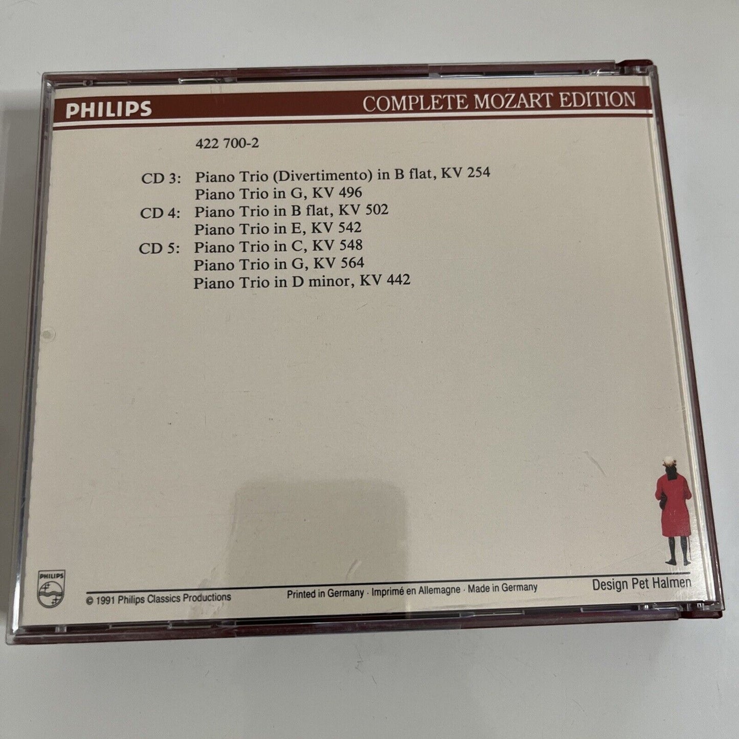 Mozart: Piano Quintets, Quartets, Trios, Etc Box Set (CD, 1990, 5-Disc) Philips