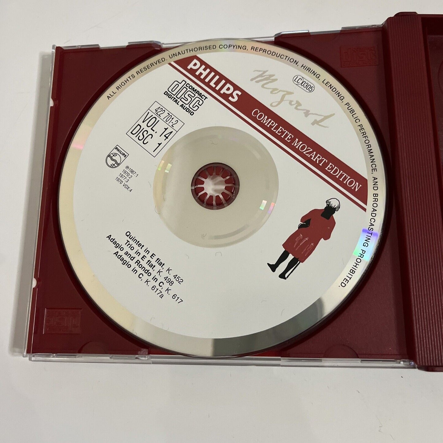 Mozart: Piano Quintets, Quartets, Trios, Etc Box Set (CD, 1990, 5-Disc) Philips