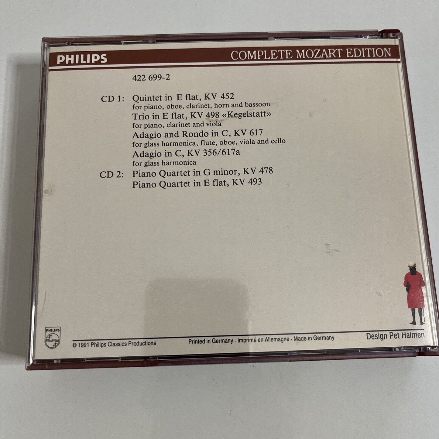 Mozart: Piano Quintets, Quartets, Trios, Etc Box Set (CD, 1990, 5-Disc) Philips