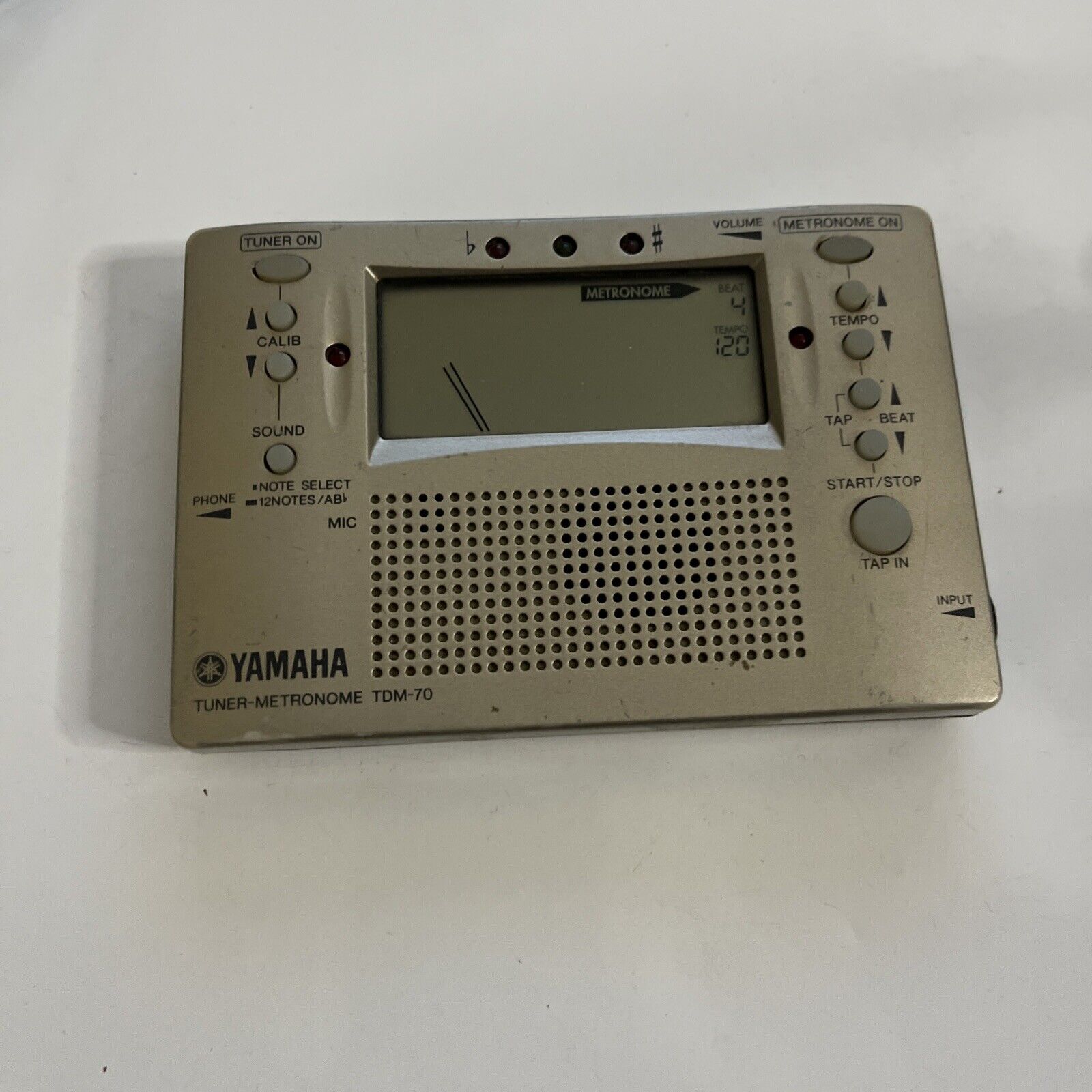 Yamaha Tuner and Metronome TDM70 *Missing Battery Lid Retro Unit