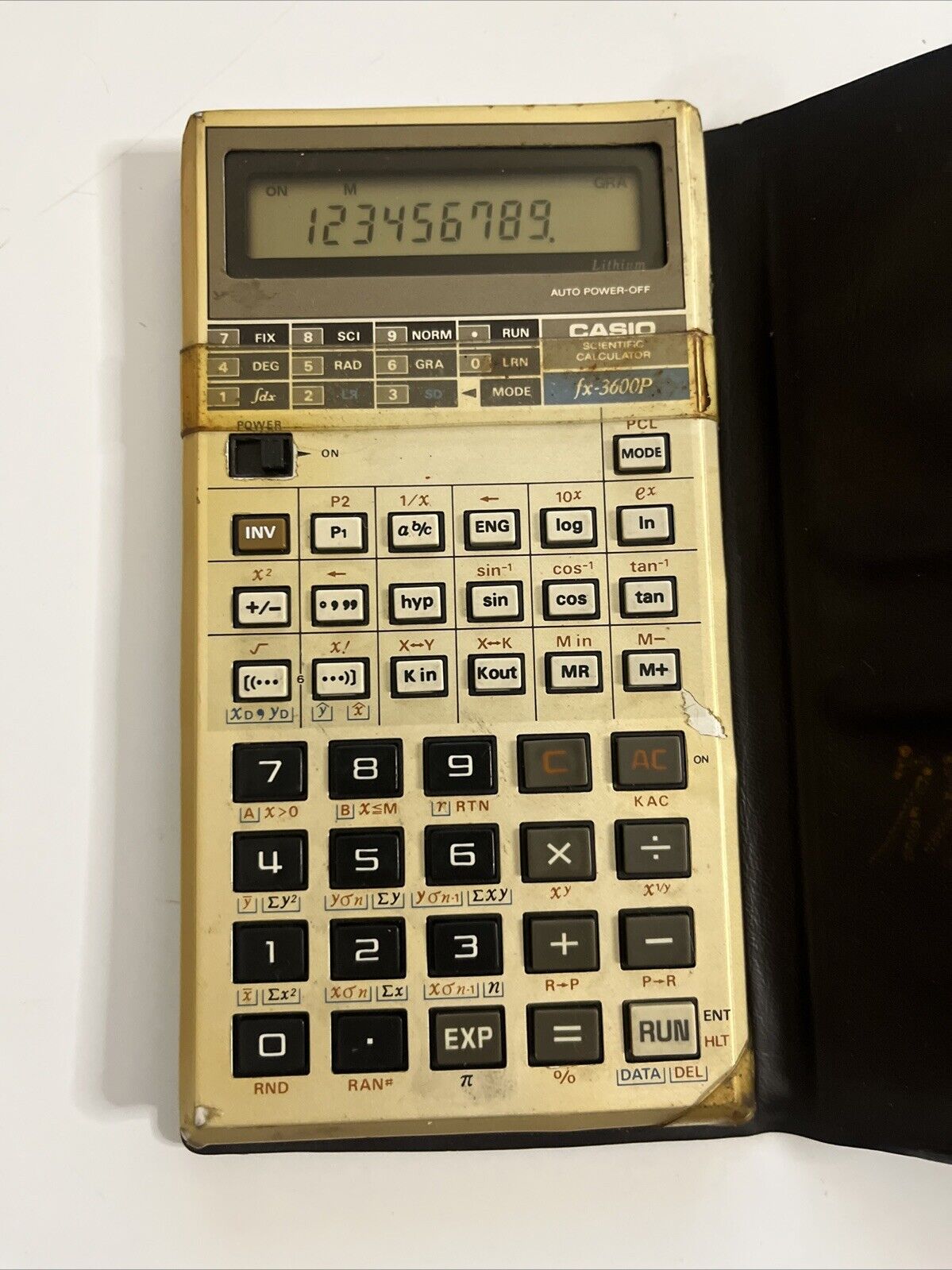 Casio fx-3600P Scientific Calculator Vintage
