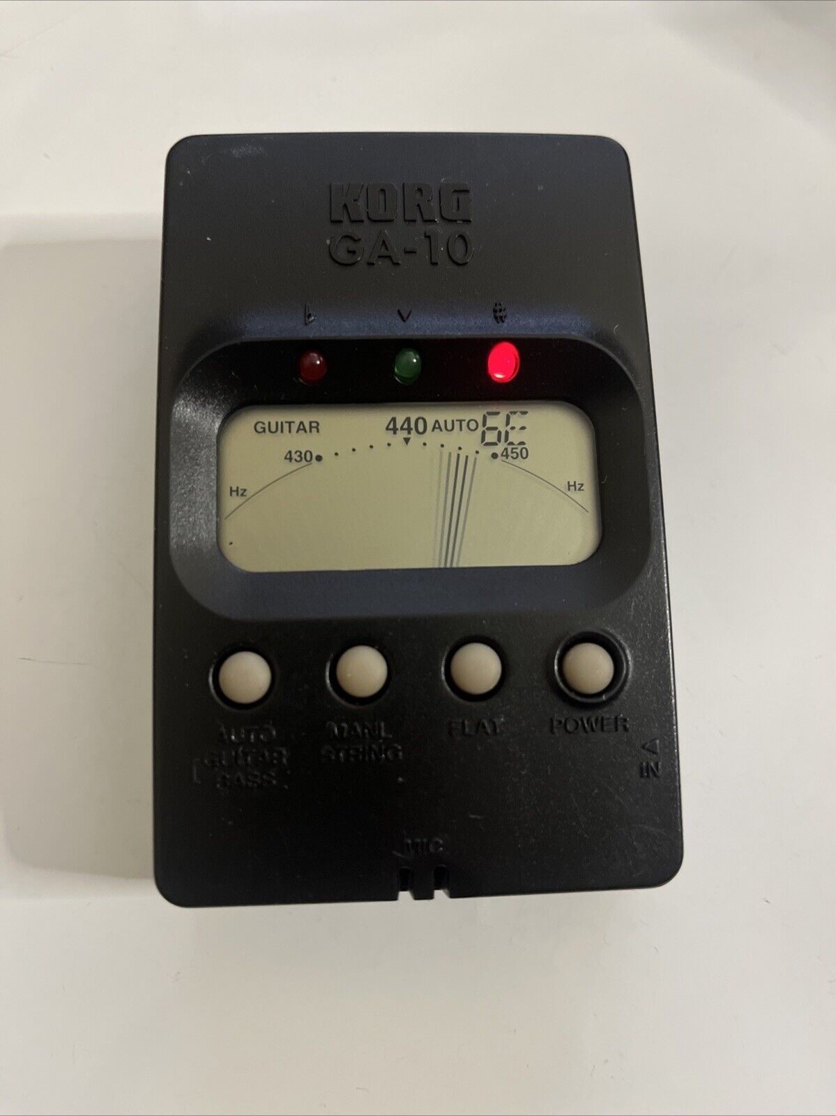 Korg GA-10 Guitar & Bass Chromatic Tuner