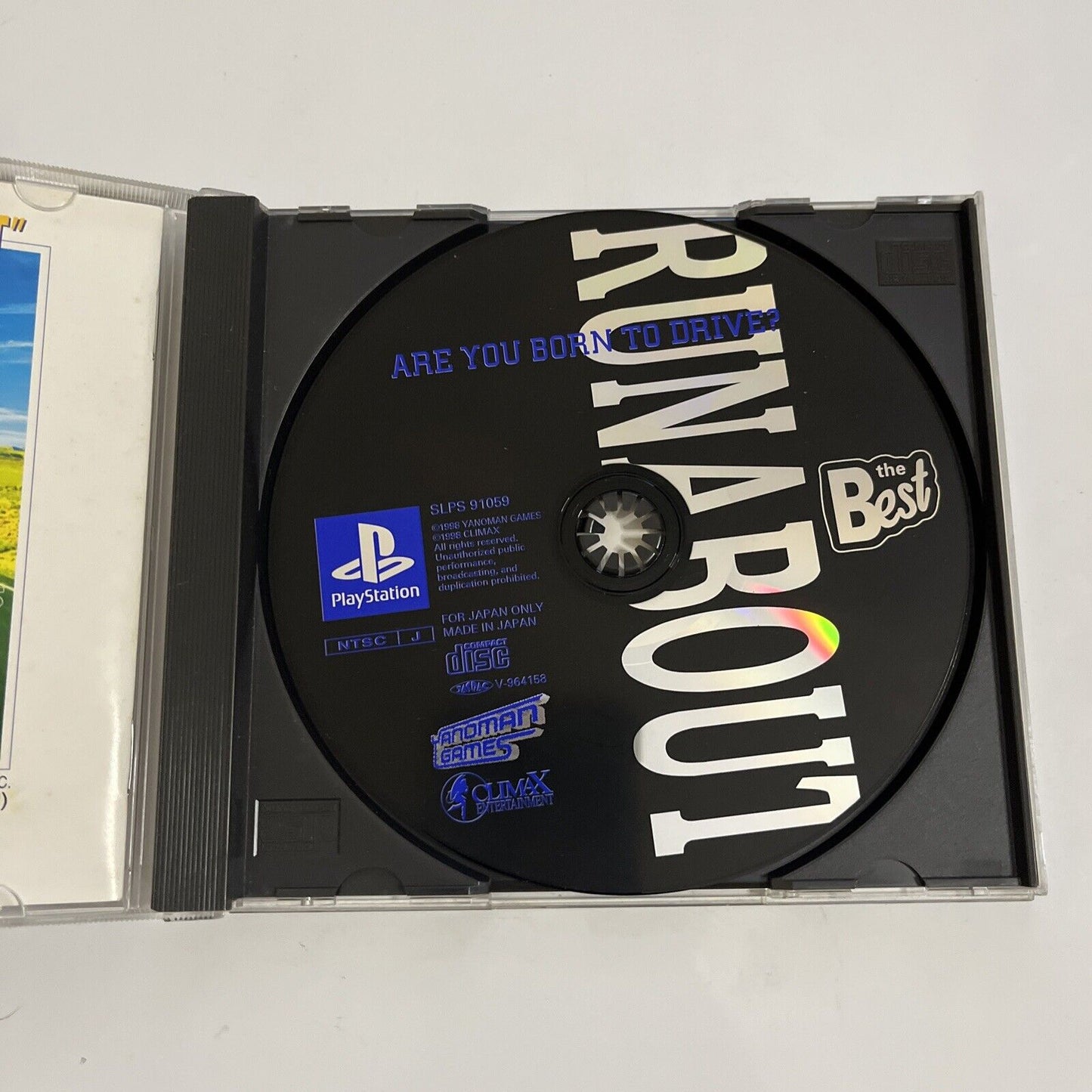 Runabout (Felony 11-79) PS1 Sony PlayStation NTSC-J JAPAN 1997 Car Racing Game