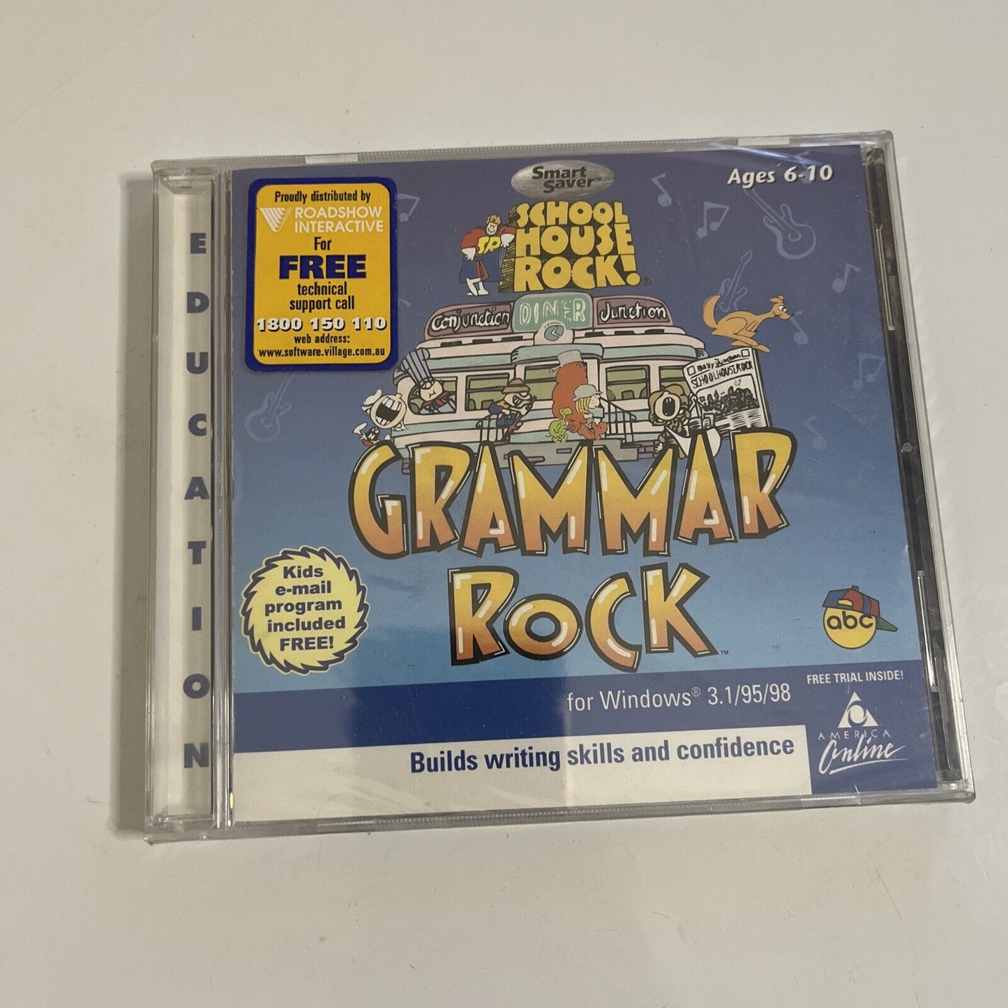 Grammar Rock :  Building Writing Skills PC Windows 3.1/95/98 NEW Sealed
