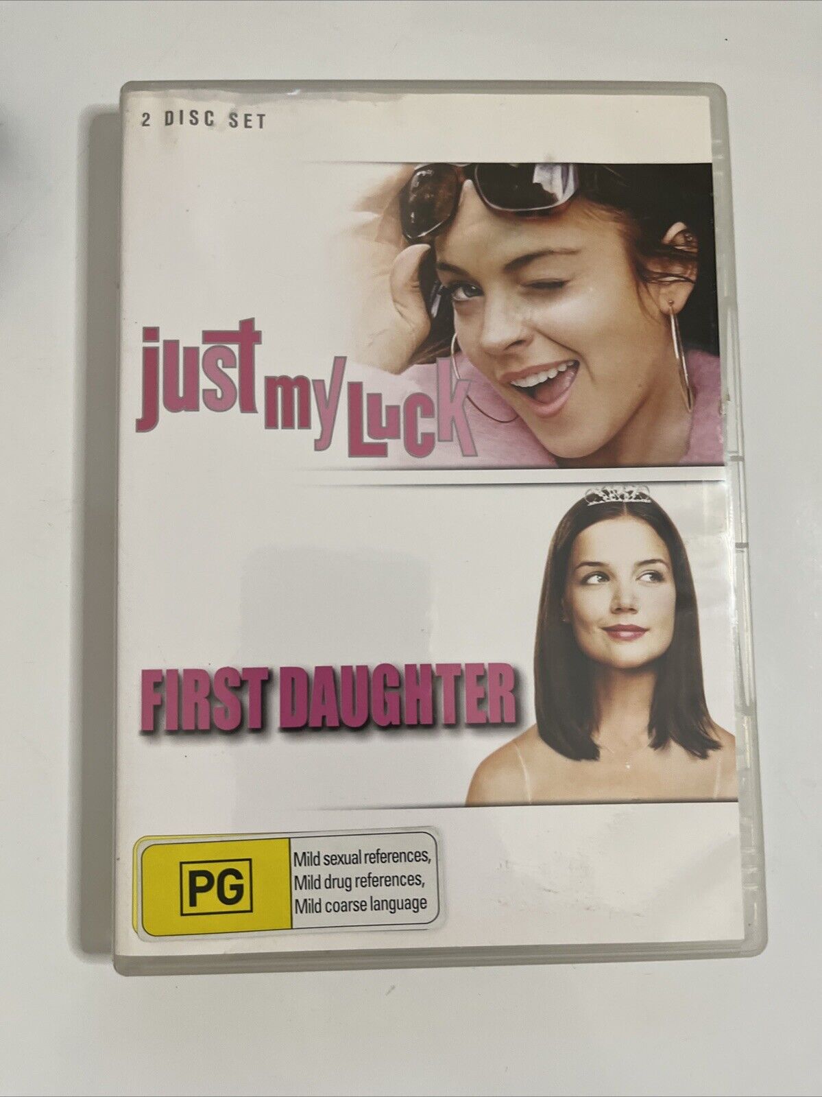 Just My Luck / First Daughter (DVD, 2008, 2-Disc) Lindsay Lohan Region 4