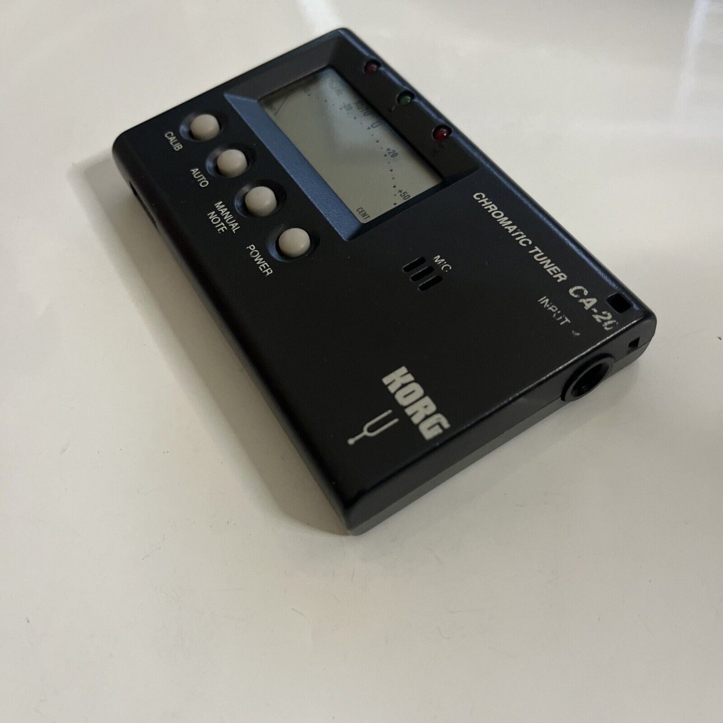 Korg CA-20 Guitar/Bass Chromatic Tuner with Microphone & Jack Input