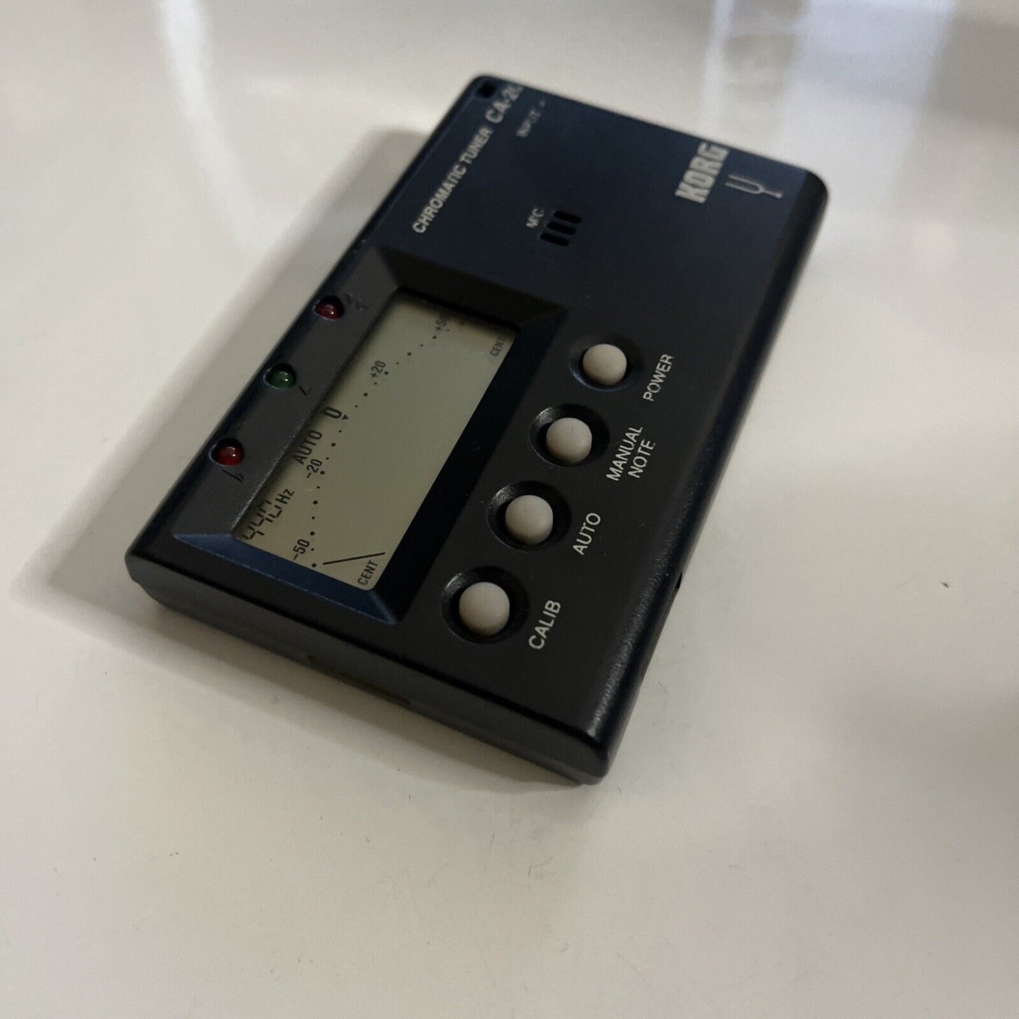 Korg CA-20 Guitar/Bass Chromatic Tuner with Microphone & Jack Input