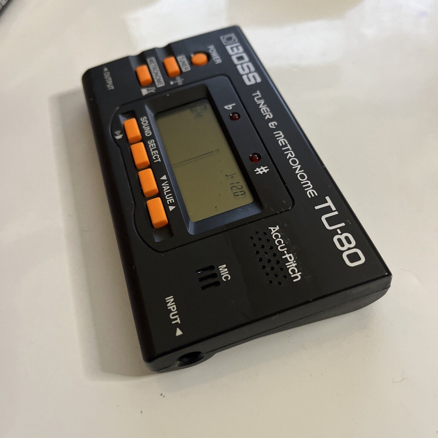 BOSS Guitar/Bass Chromatic Tuner & Metronome TU-80