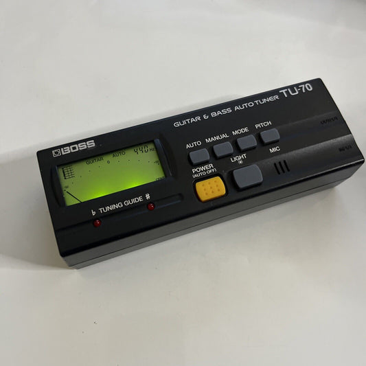 BOSS Guitar & Bass Auto Chromatic Tuner TU-70