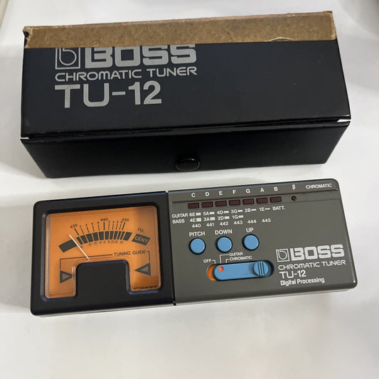 BOSS Chromatic Tuner TU-12 Untested