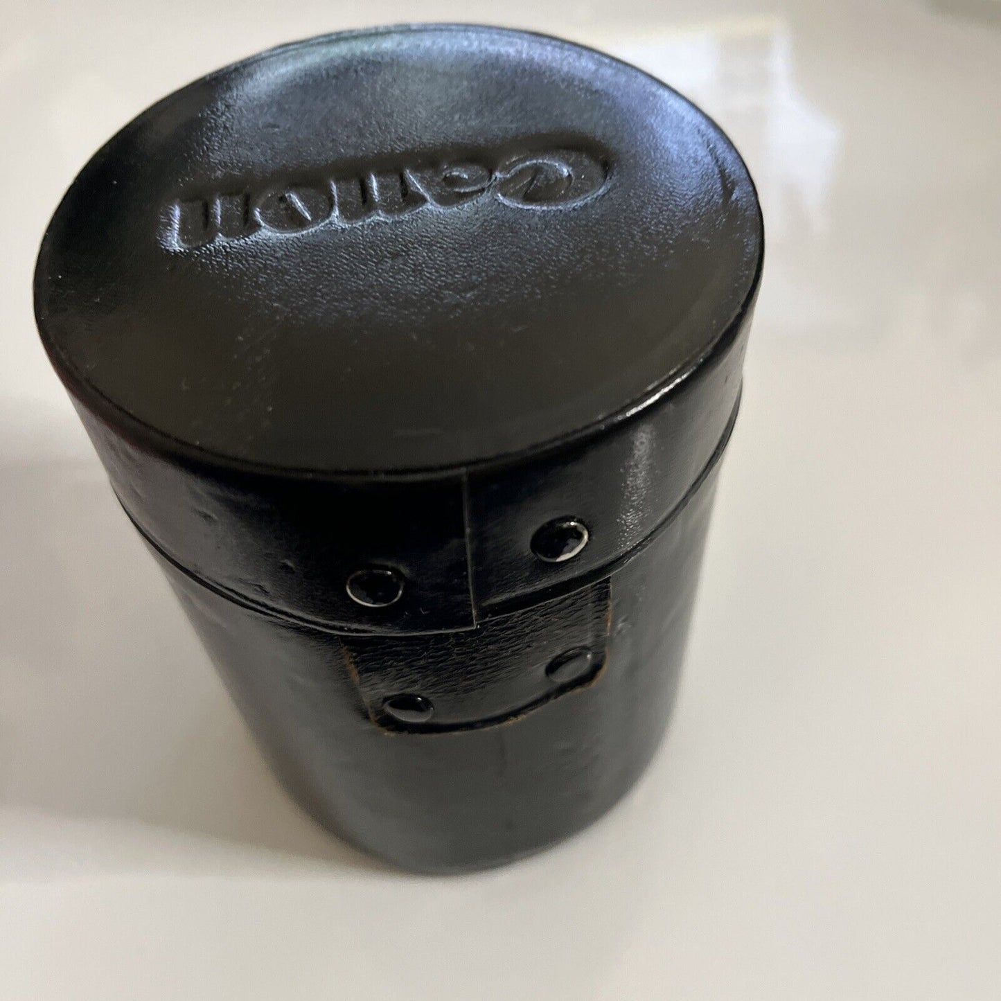 Genuine Canon Lens Hard Cover Case 10cm x 8cm Made In Japan