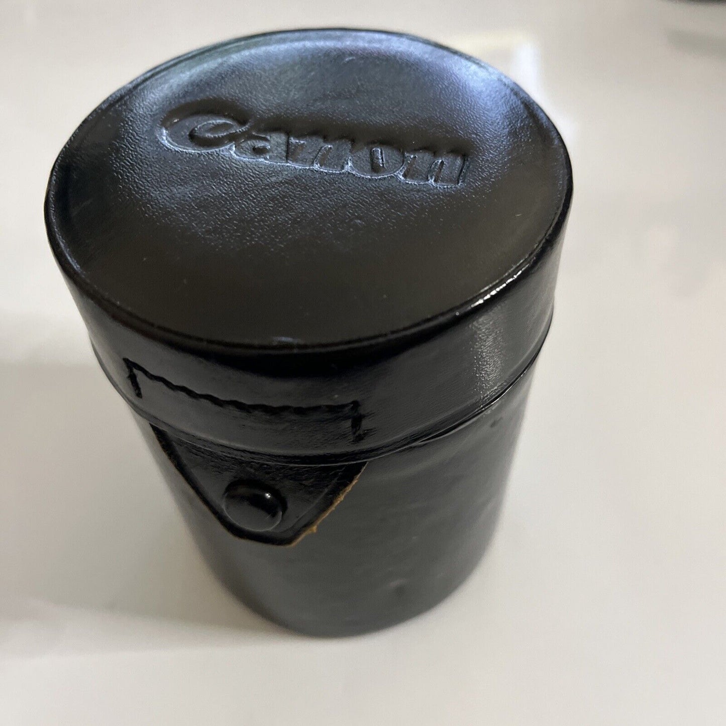 Genuine Canon Lens Hard Cover Case 10cm x 8cm Made In Japan