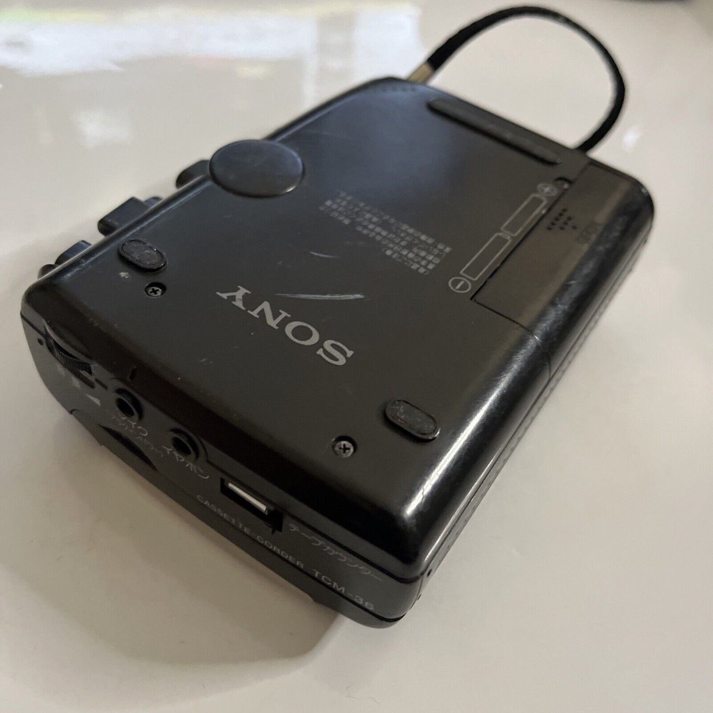 Sony Clear Voice Cassette Tape Player Recorder TCM-36 *Requires Belt Replacement