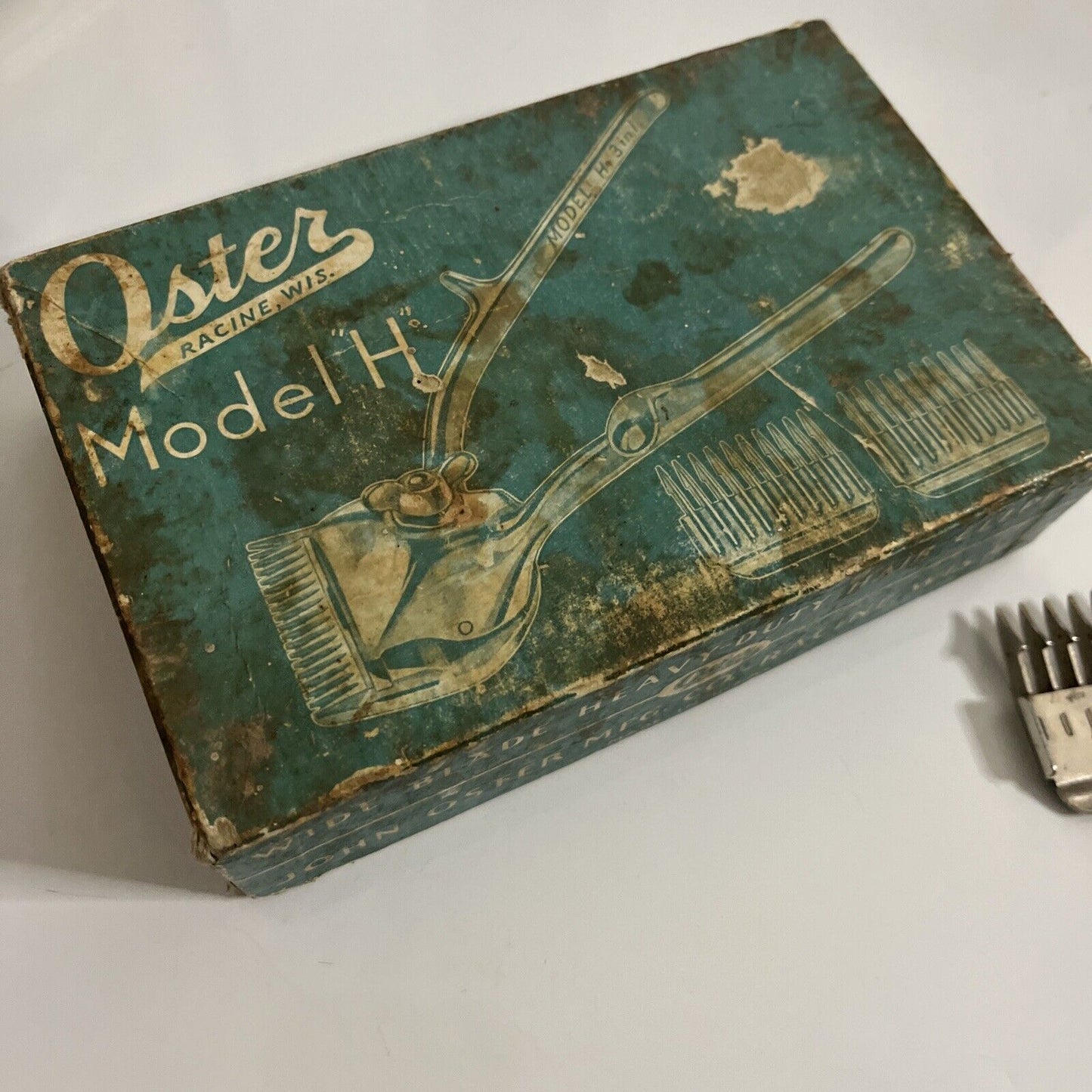 Oster Model H Wide Blade Heavy Duty Hair Clipper Vintage