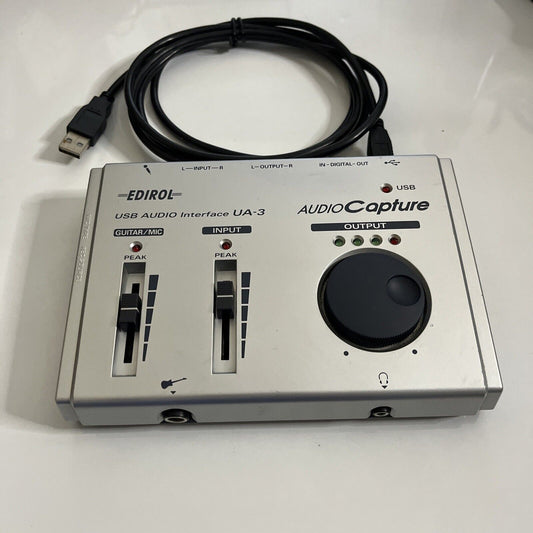 Roland Edirol Audio UA-3 Audio Capture Playback Interface USB
