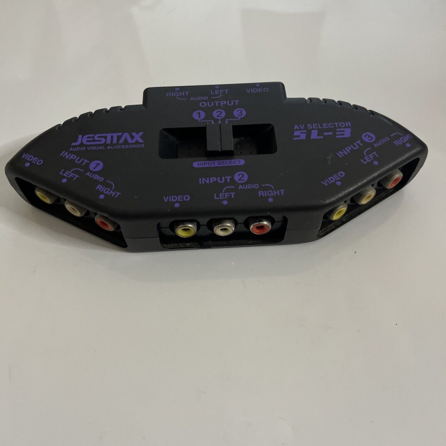 Jestax AV Composite RCA Selector 1:3 3-Way SL-3
