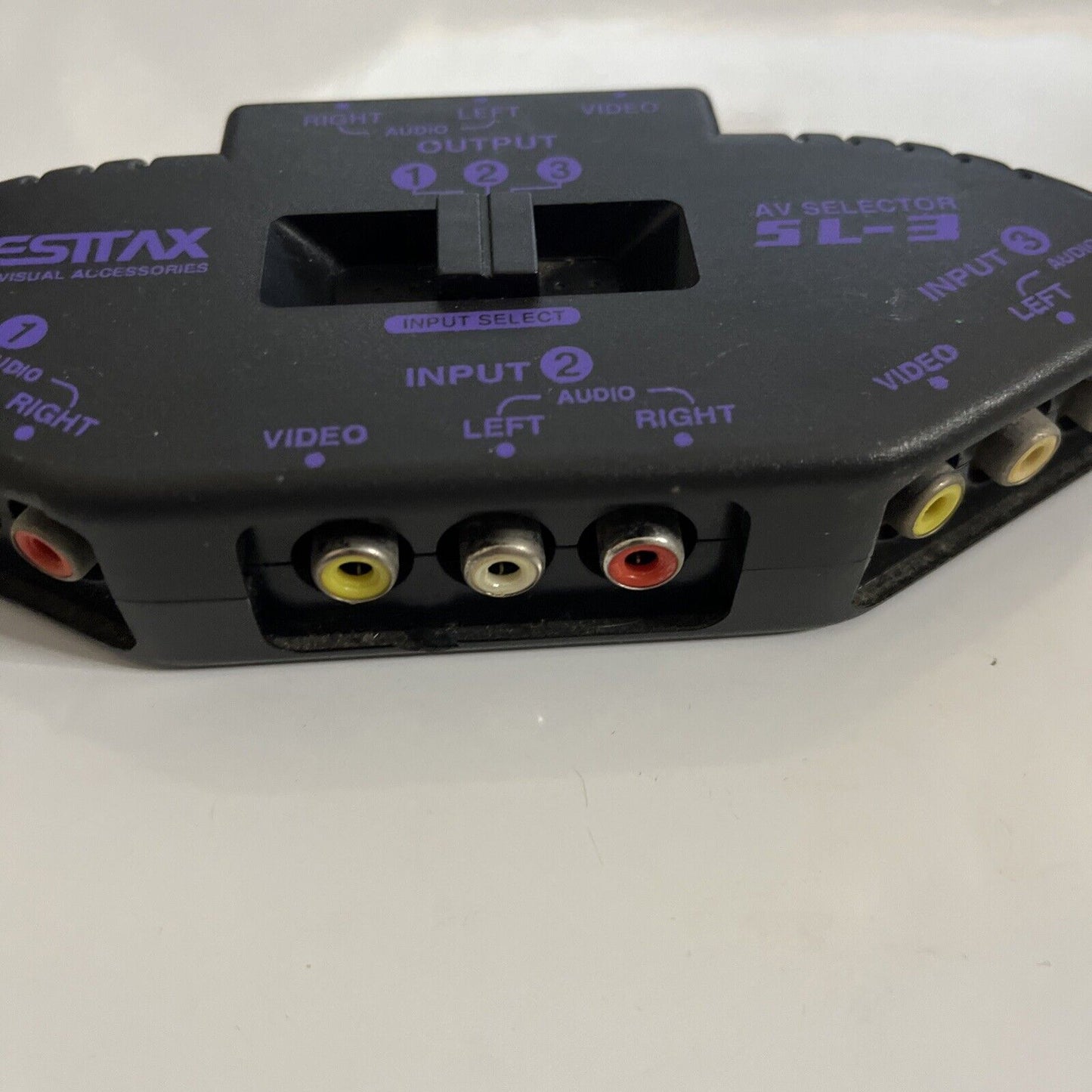 Jestax AV Composite RCA Selector 1:3 3-Way SL-3
