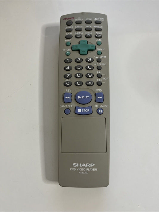 Genuine Sharp NA522ED Remote Control For Sharp DVD Player