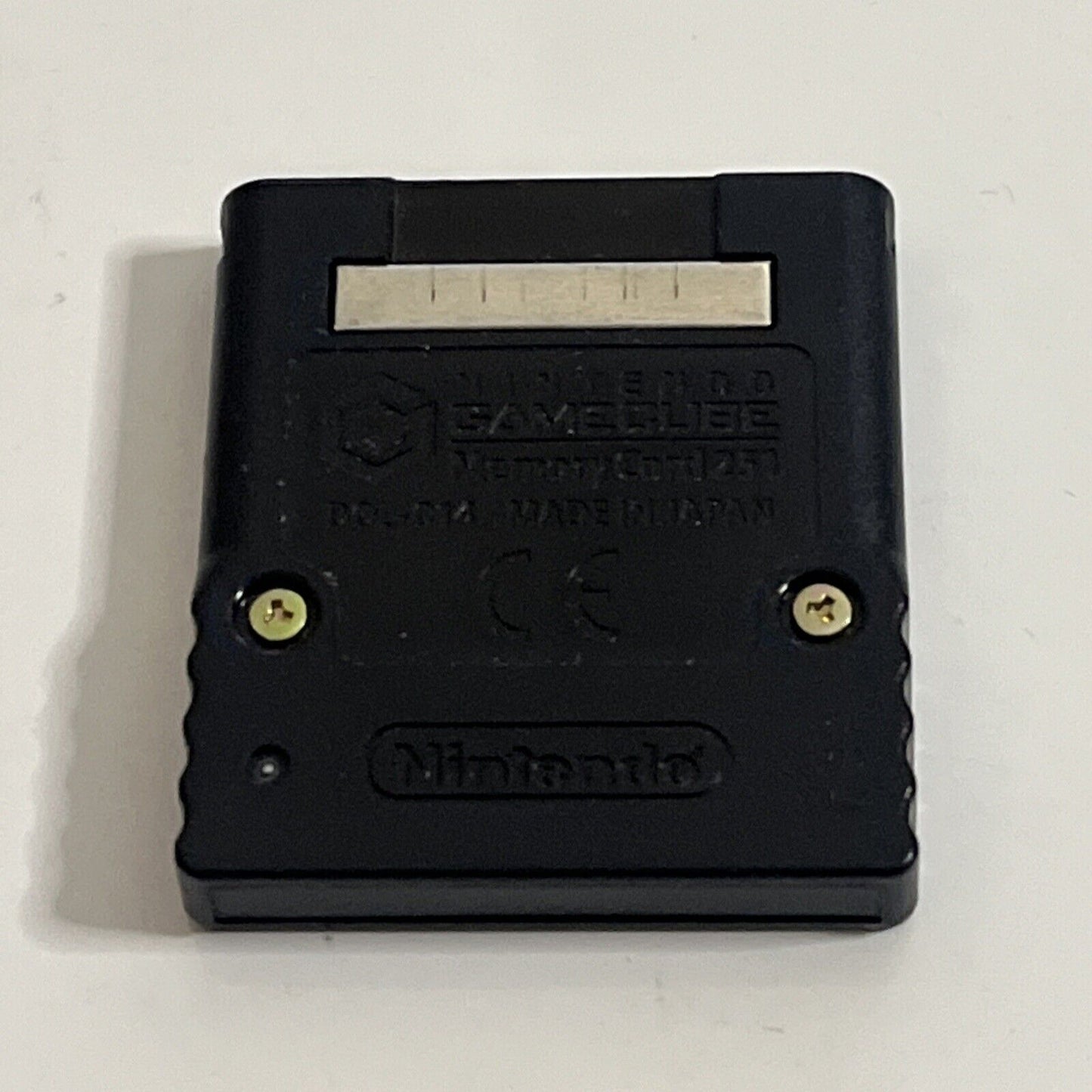 Official Nintendo GameCube GC Memory Card Black Genuine 251 Blocks DOL-014