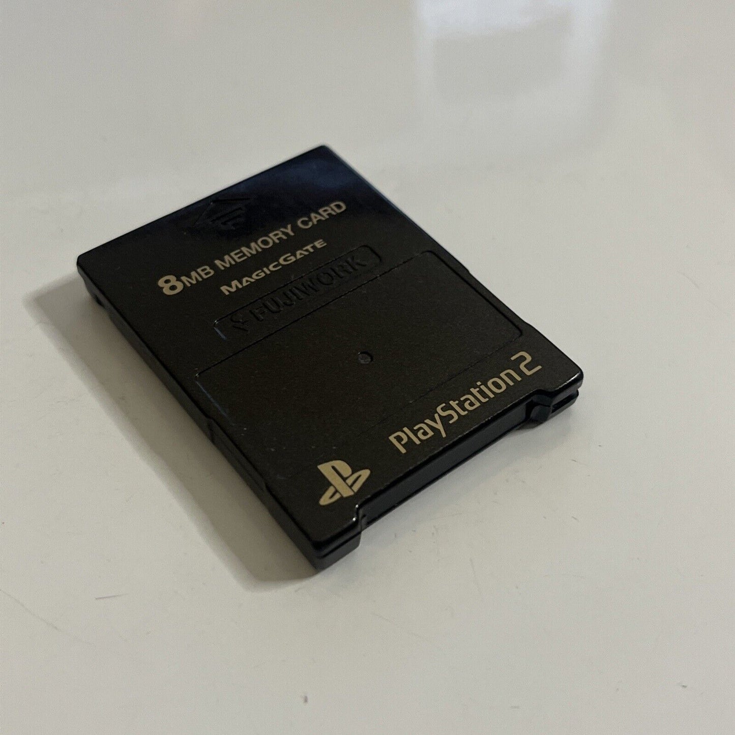 Fujiwork Sony PlayStation PS2 8MB Memory Card Black Made in Japan