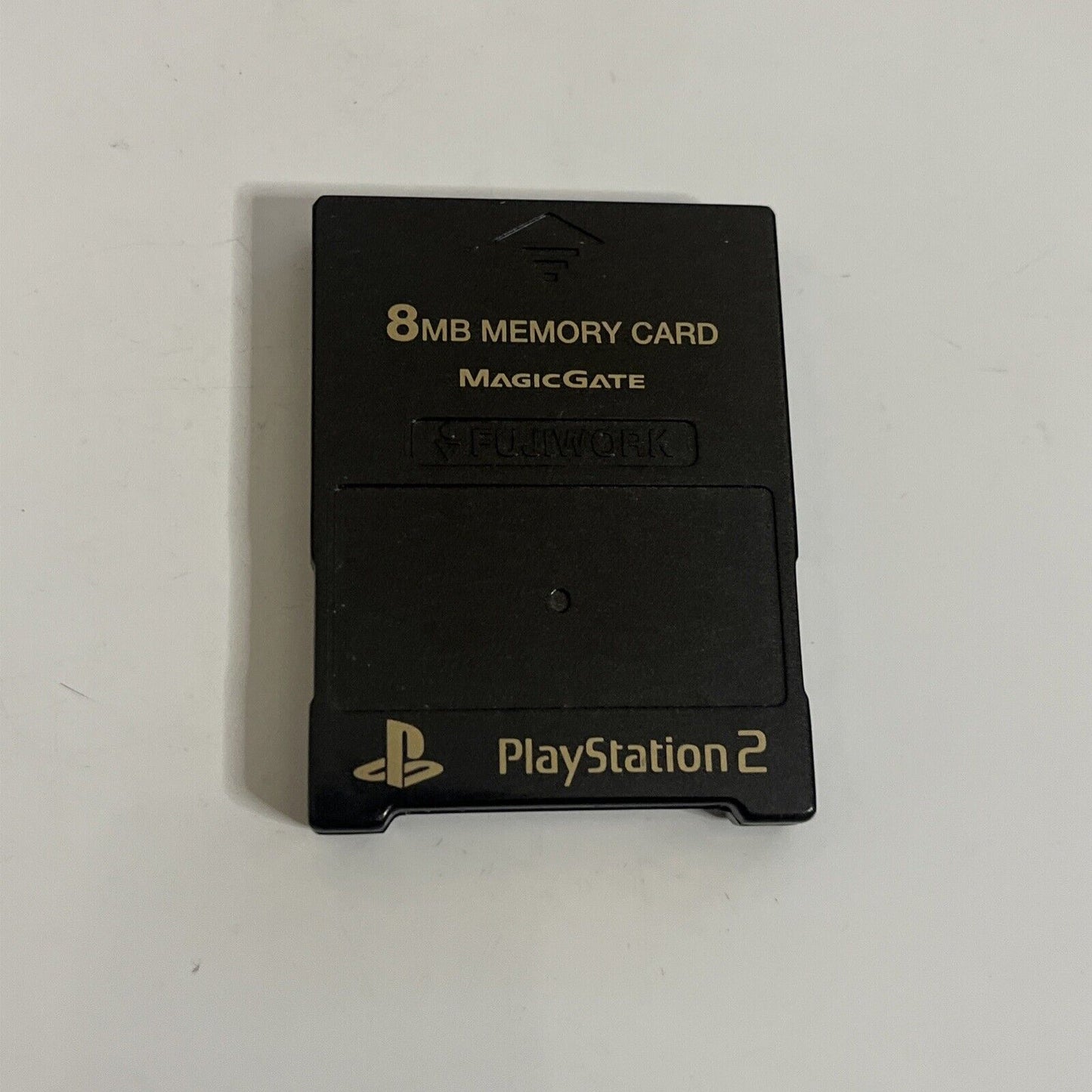 Fujiwork Sony PlayStation PS2 8MB Memory Card Black Made in Japan