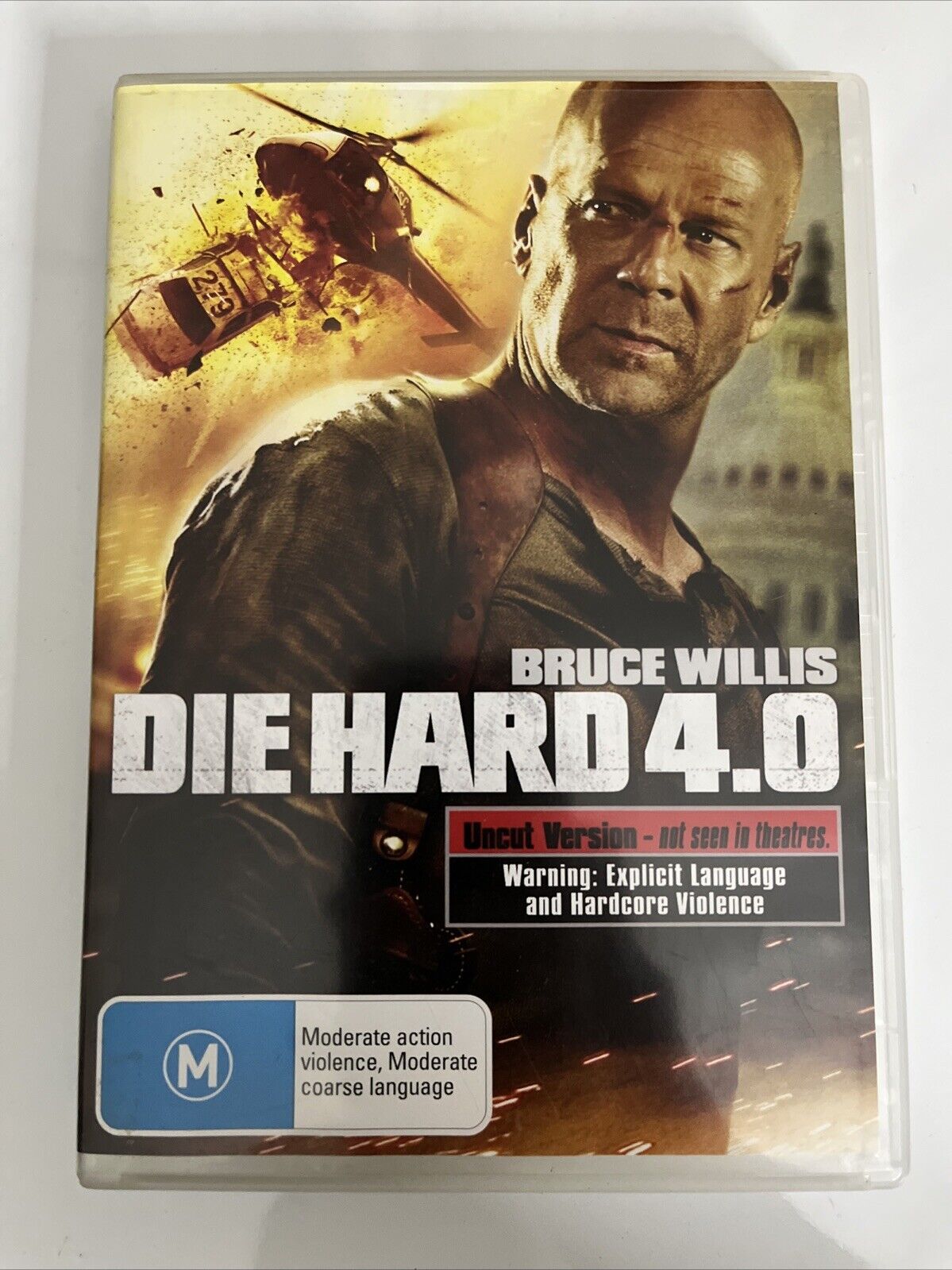 Die Hard 4.0 (DVD, 2007) Bruce Willis Region 4
