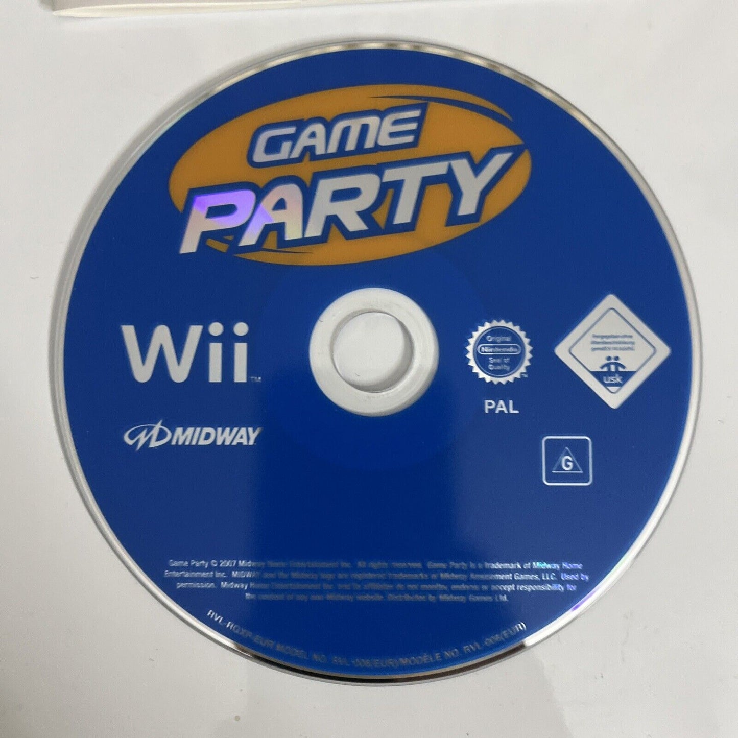 Game Party Nintendo Wii 2008 PAL Game Complete