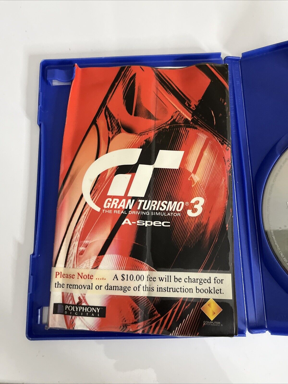 Gran Turismo 3 PS2 Sony PlayStation 2 Car Racing Simulation Game