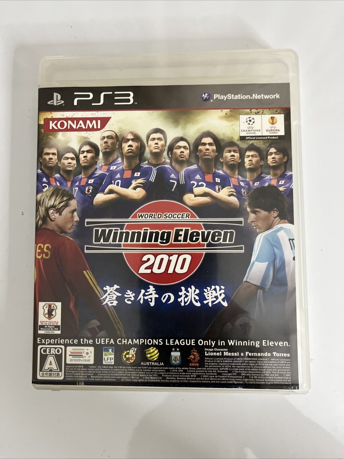 Winning Eleven 2010: Aoki Samurai no Chousen PS3 Sony PlayStation 3 JAPAN Game