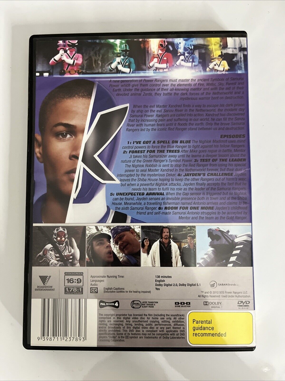 Power Rangers Go Go Samurai (DVD, 2011) Region 4