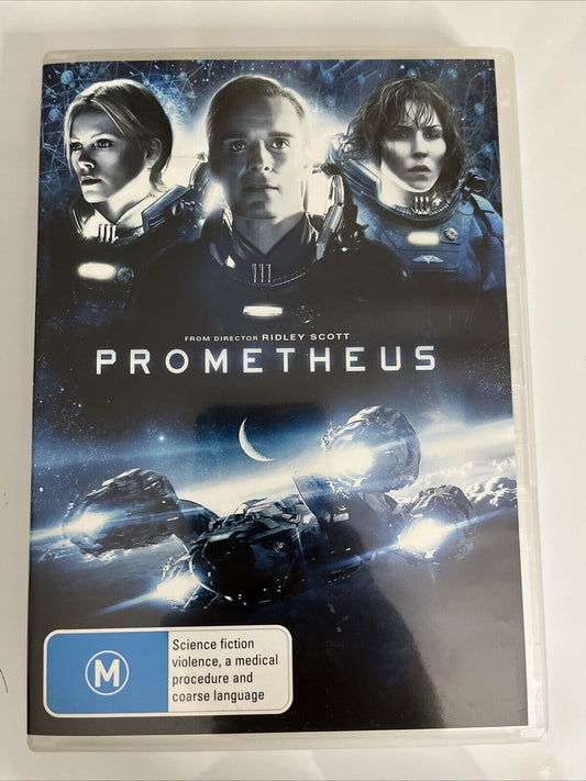 Prometheus (DVD, 2012) Guy Pearce, Michael Fassbender Region 4