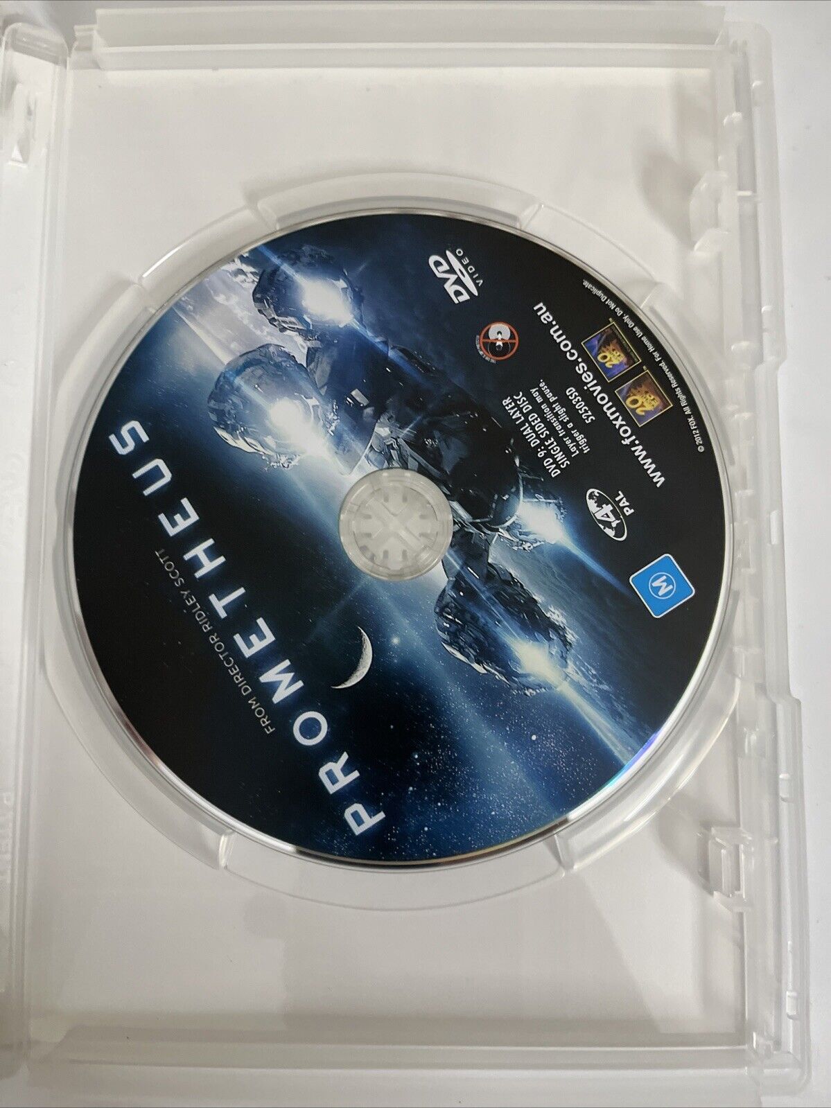 Prometheus (DVD, 2012) Guy Pearce, Michael Fassbender Region 4