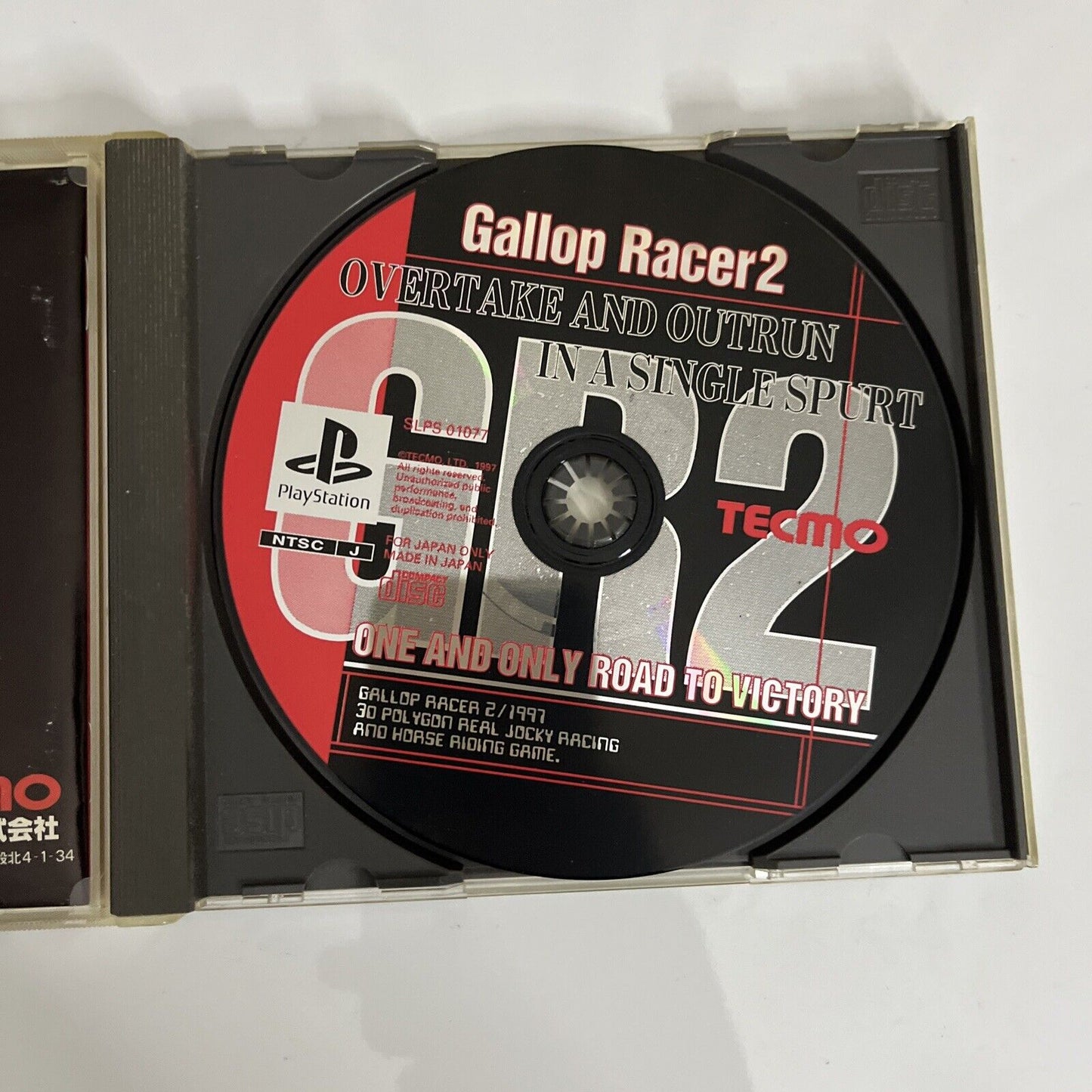 Gallop Racer 2  PS1 Sony PlayStation NTSC-J JAPAN Horse Racing 1997 Tecmo Game