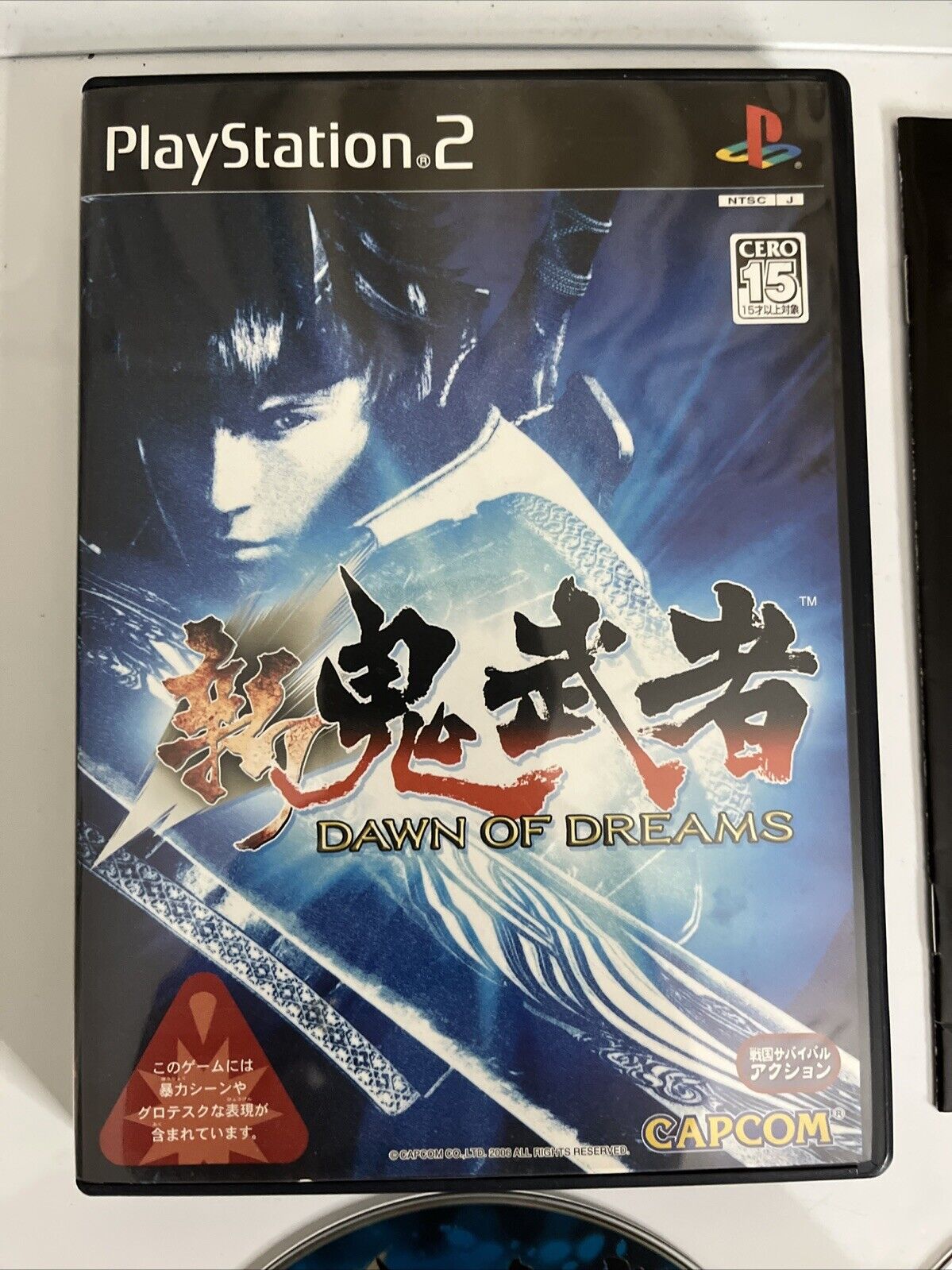 Shin Onimusha: Dawn of Dreams  PS2 Sony PlayStation NTSC-J JAPAN Game Complete