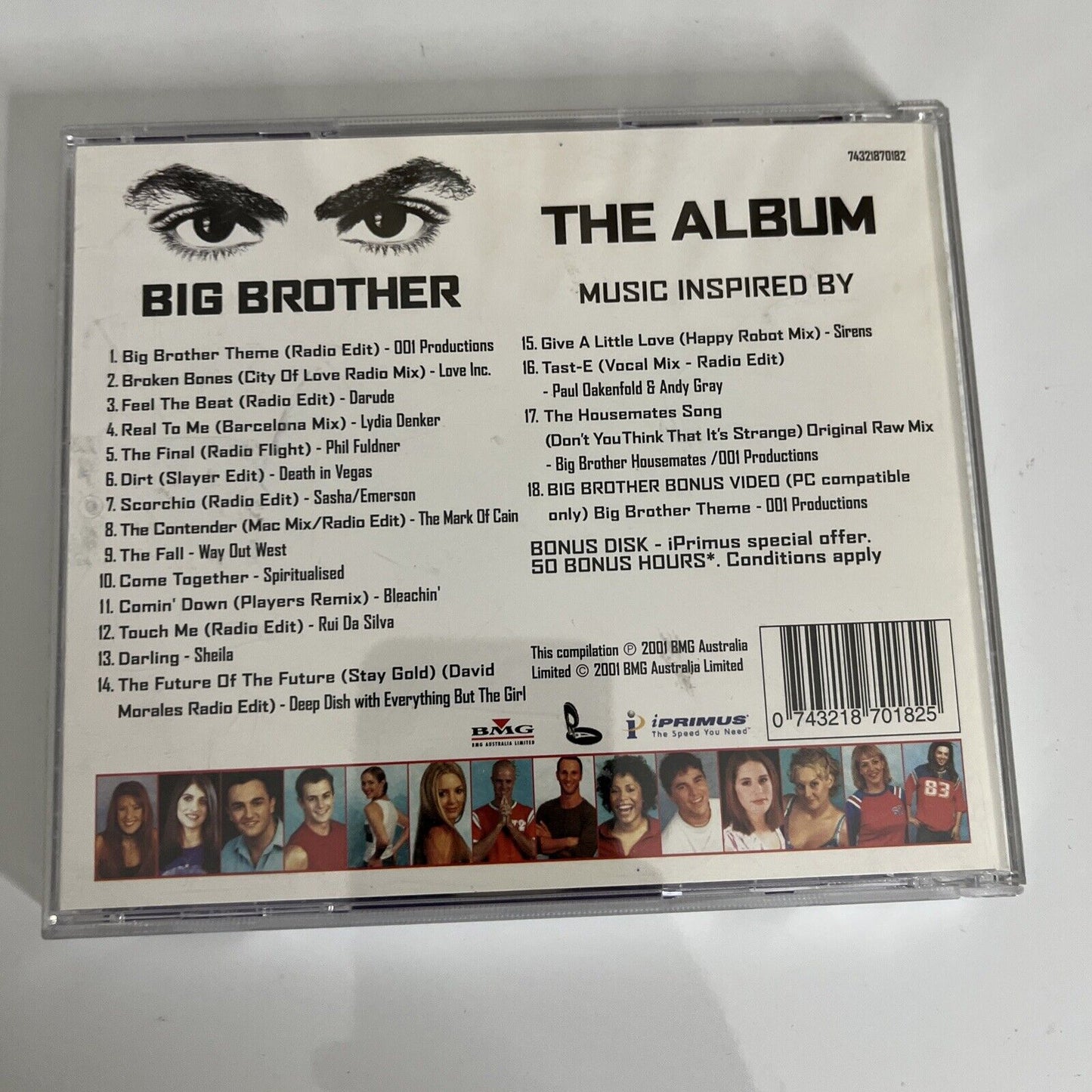 Big Brother The Album (Music Inspired By) (CD, 2001, Enhanced CD)