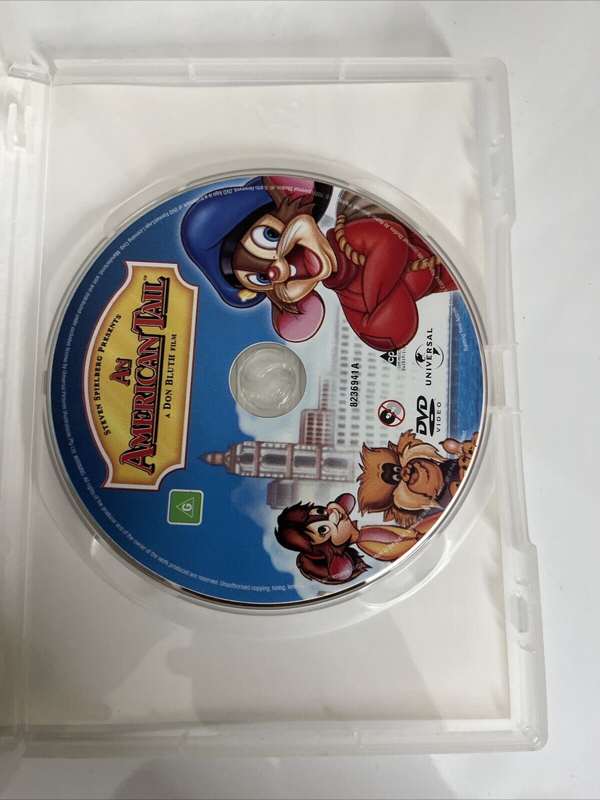 An American Tail (DVD, 1986) Don Bluth Animated Film  Region 4