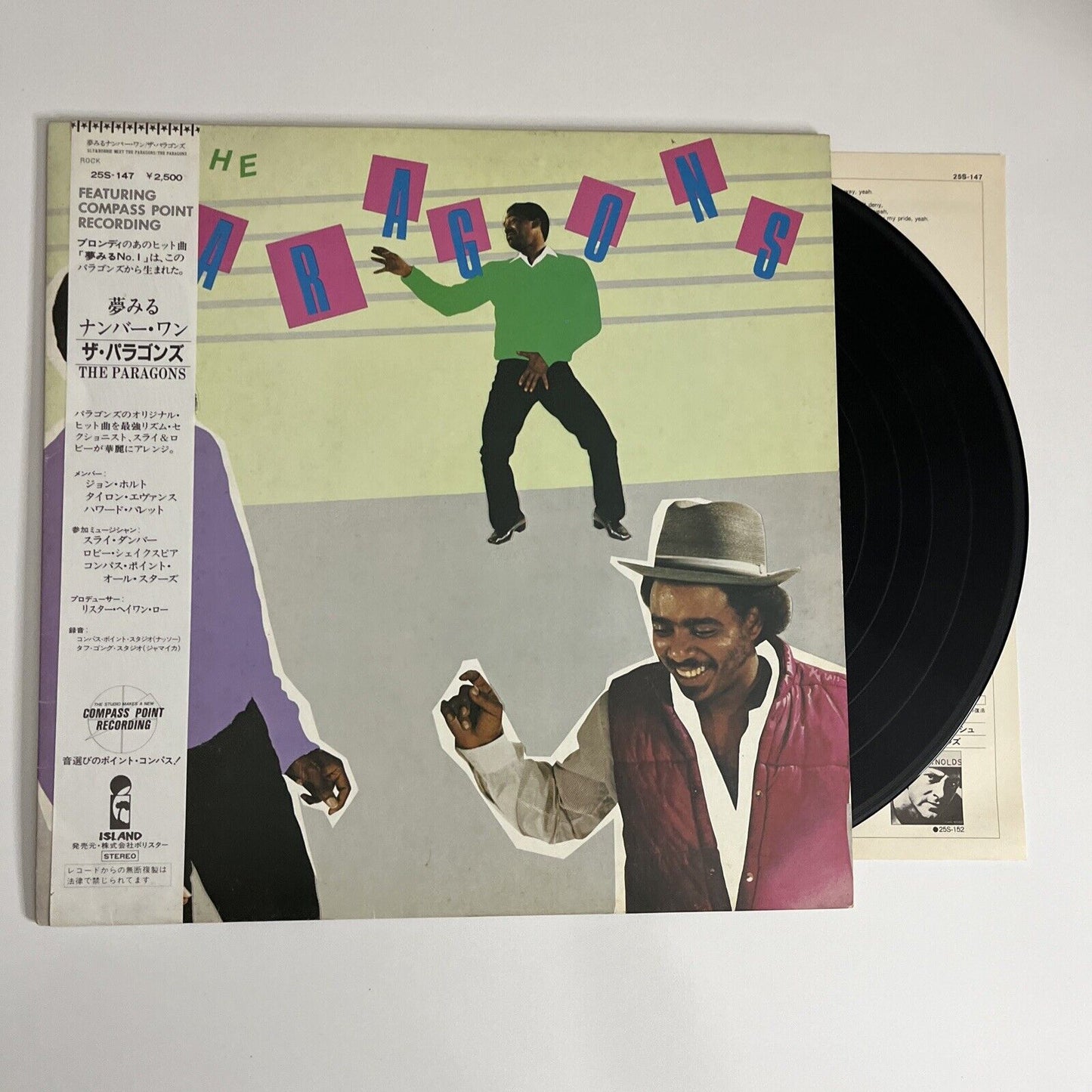 The Paragons, Sly & Robbie – Meet The Paragons 1982 LP Vinyl Record Obi Japan
