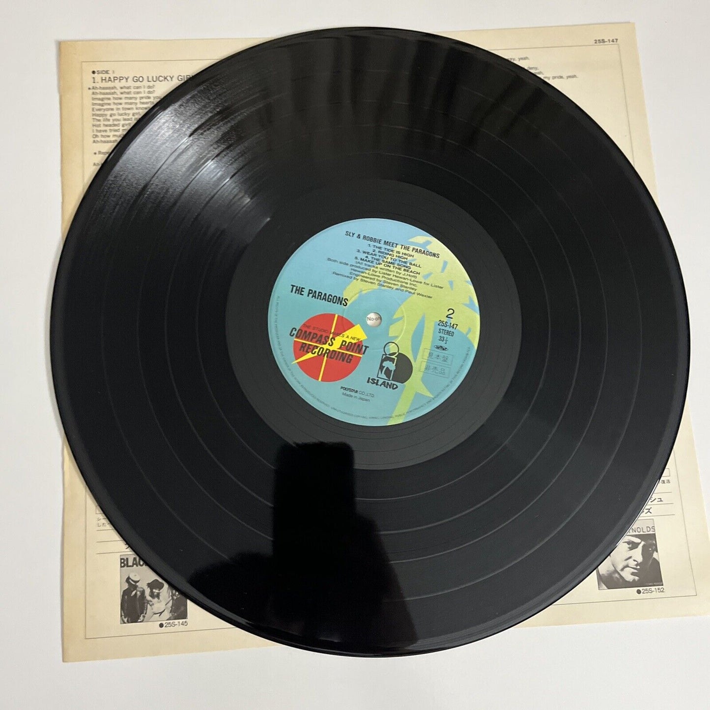 The Paragons, Sly & Robbie – Meet The Paragons 1982 LP Vinyl Record Obi Japan