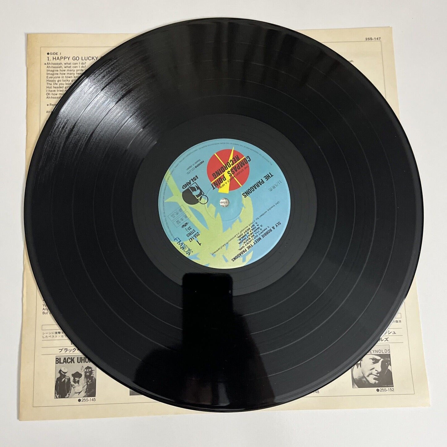 The Paragons, Sly & Robbie – Meet The Paragons 1982 LP Vinyl Record Obi Japan