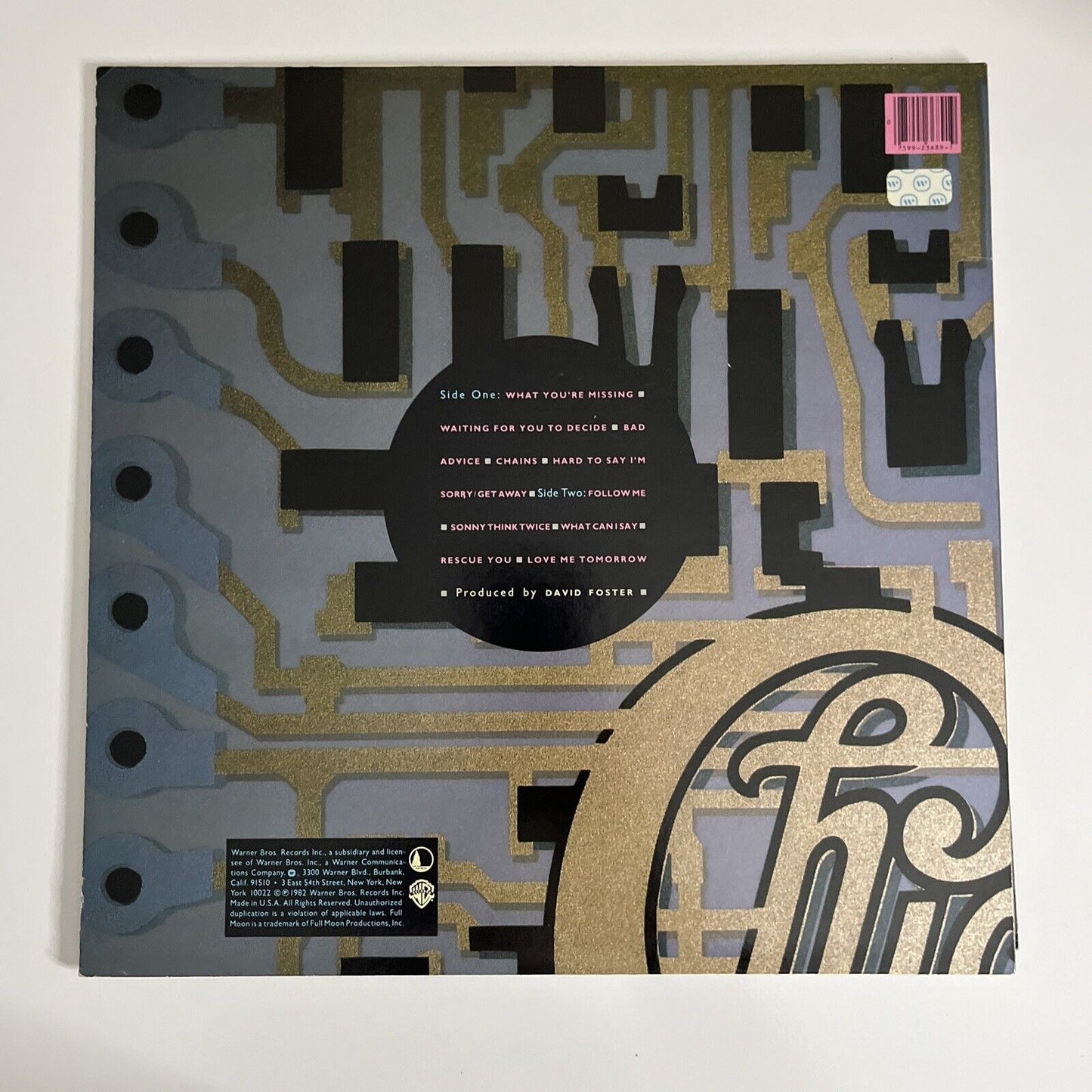 Chicago 16 LP 1982 Vinyl Record Full Moon Records K 99 235