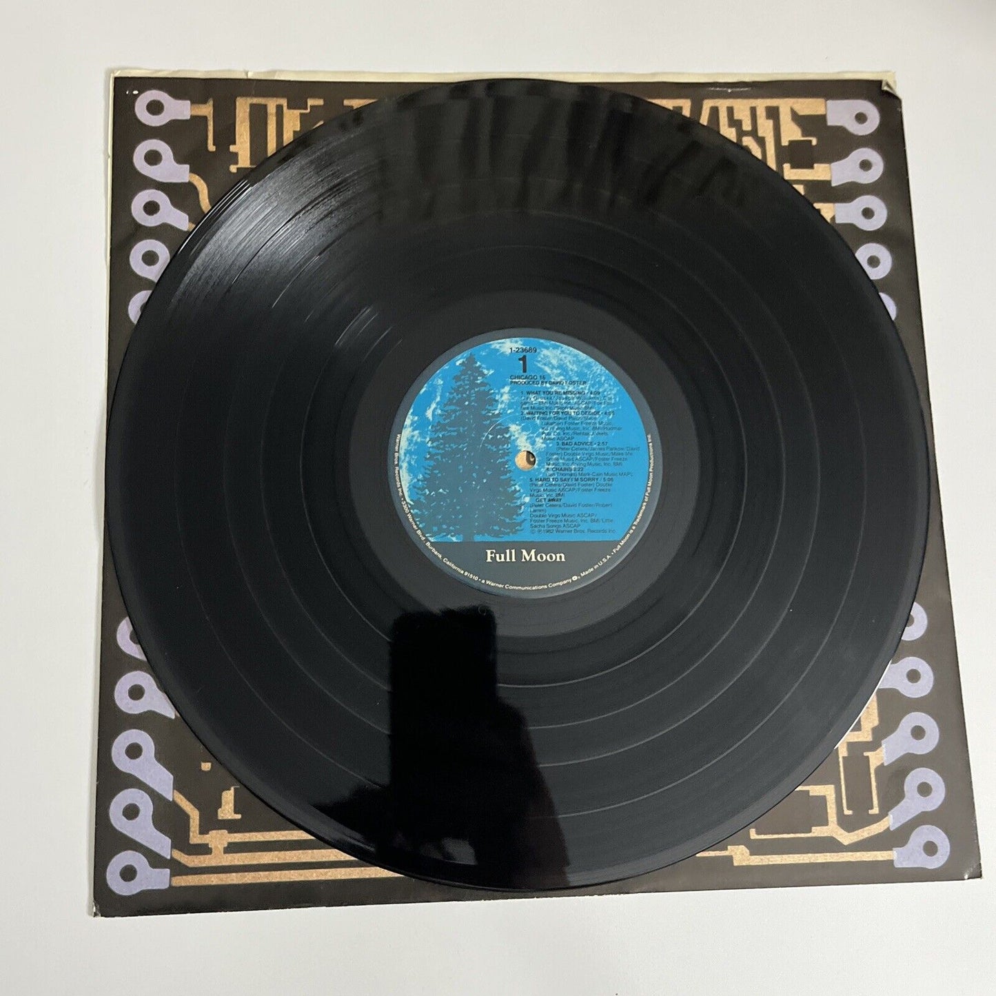 Chicago 16 LP 1982 Vinyl Record Full Moon Records K 99 235