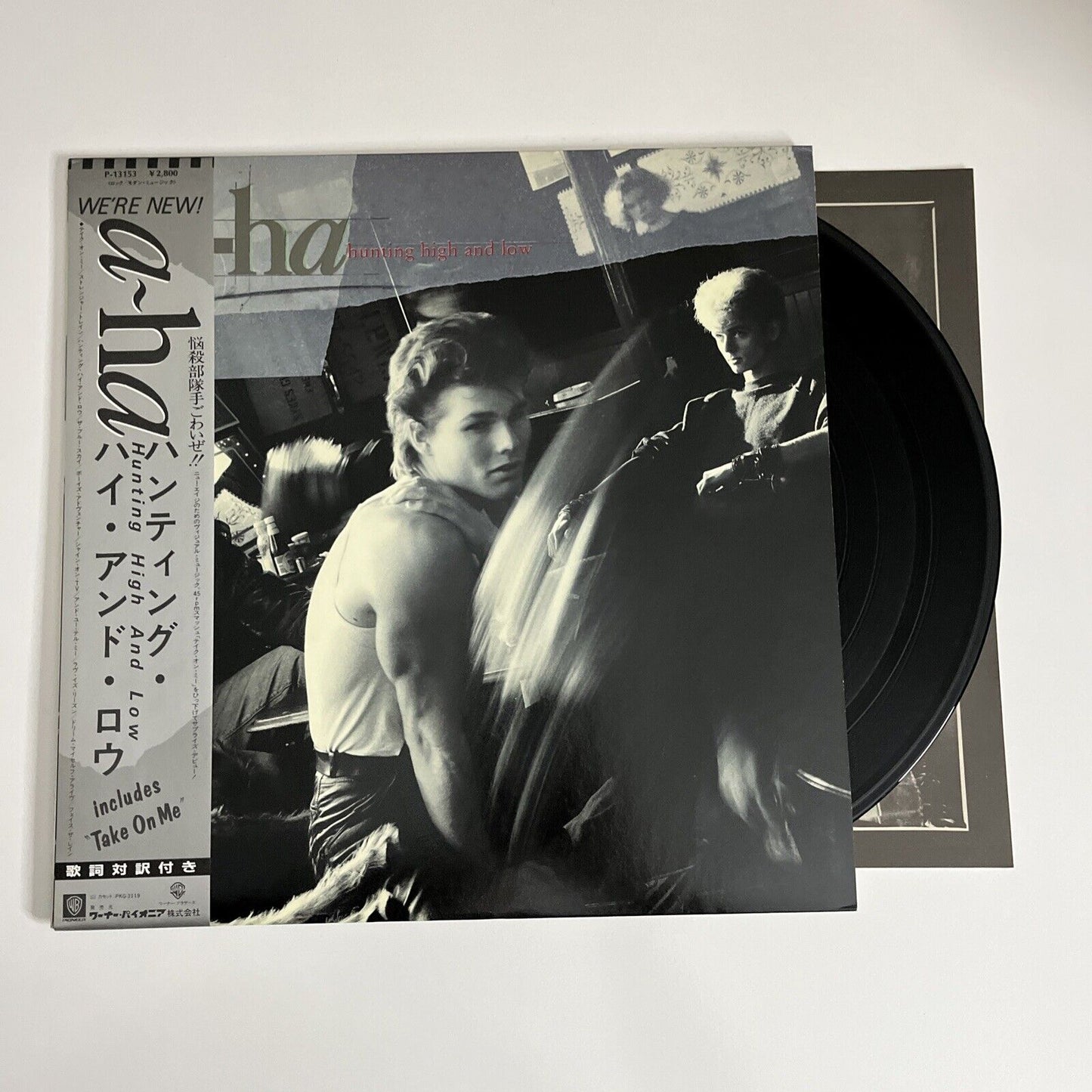 Hunting High And Low by A-ha 1985 LP Vinyl Record Obi Warner Bros   P-13153
